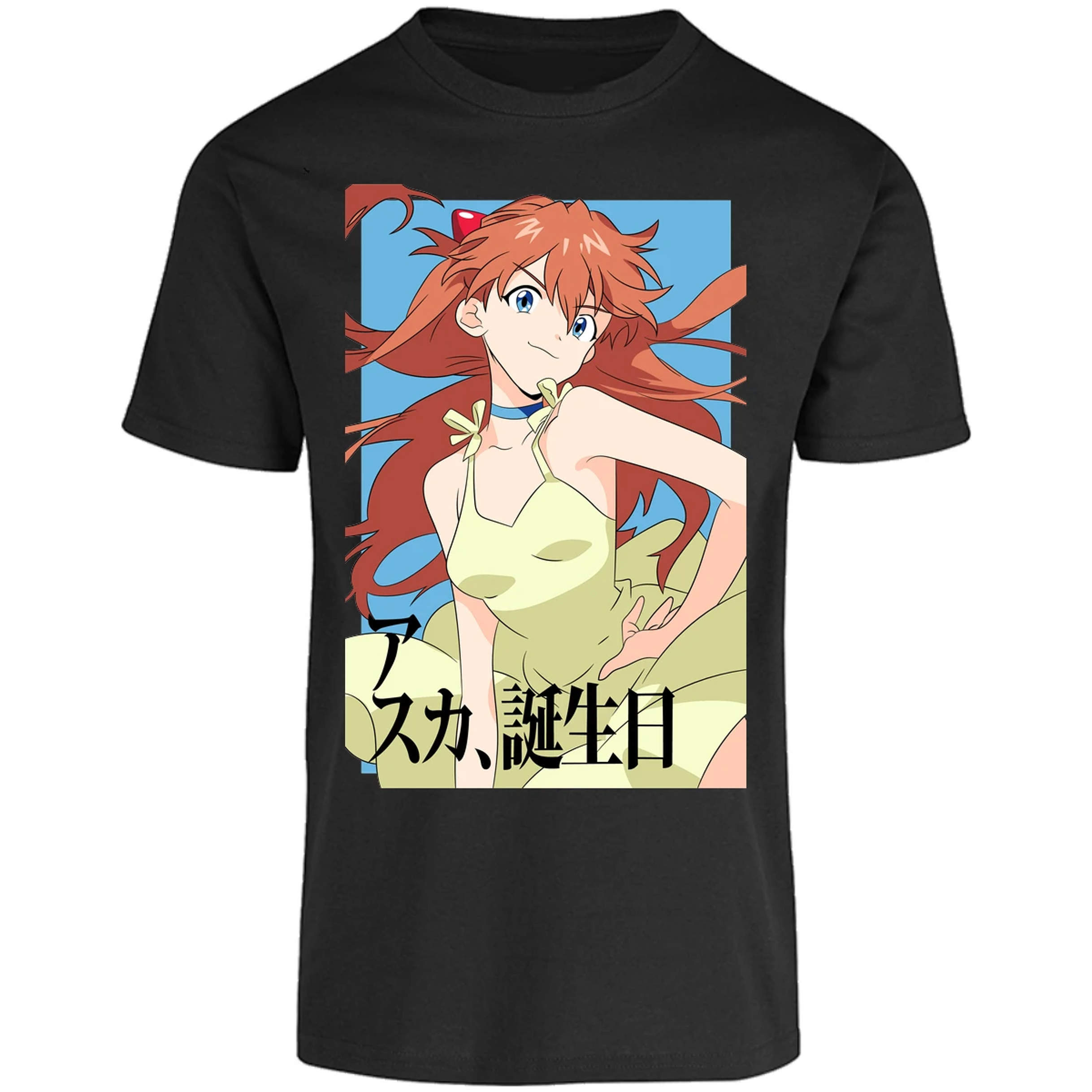 Playera Evangelion Asuka Anime para Adulto 47