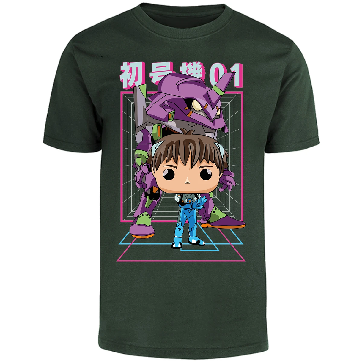 Playera Evangelion Evangelion Funko para Adulto 5