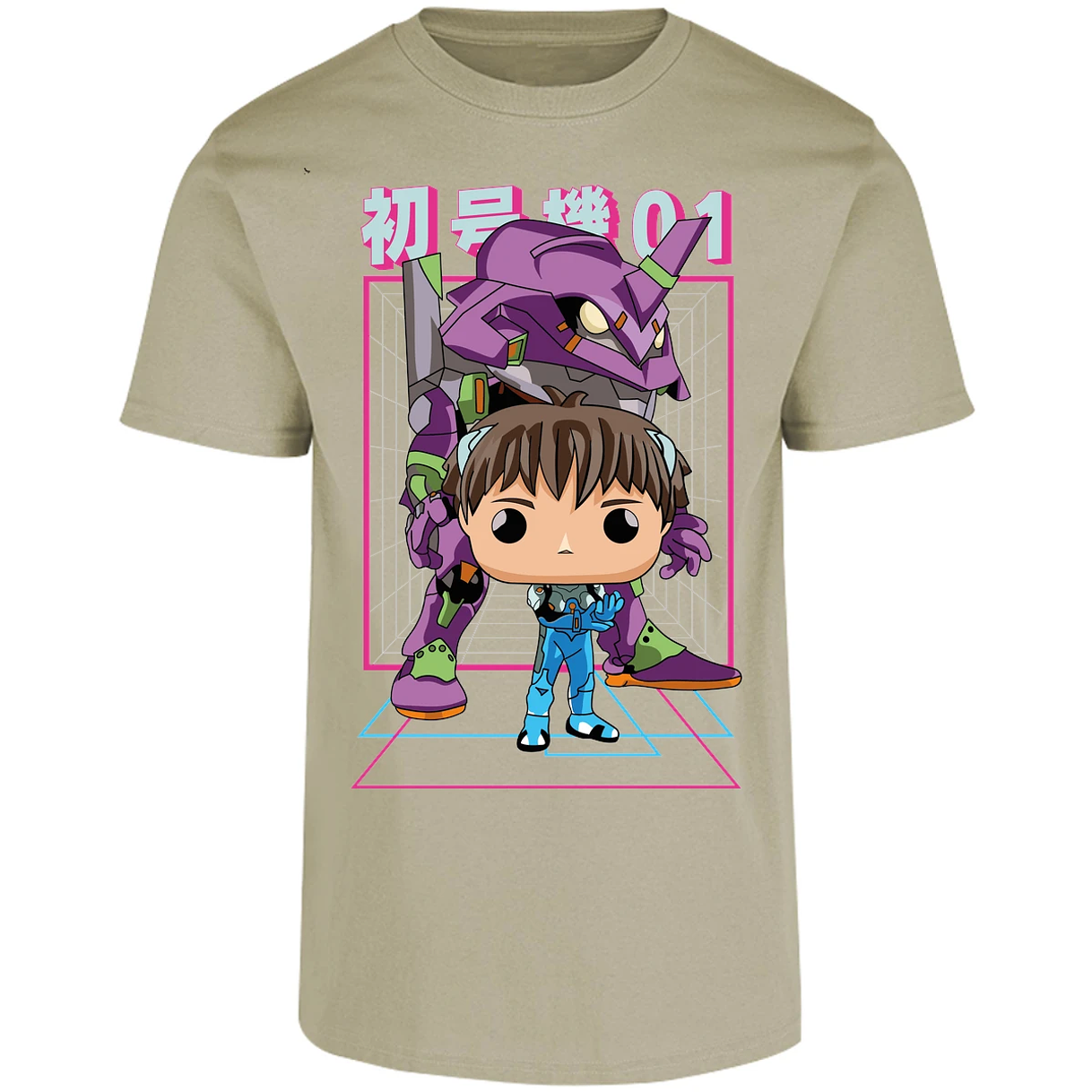 Playera Evangelion Evangelion Funko para Adulto 6