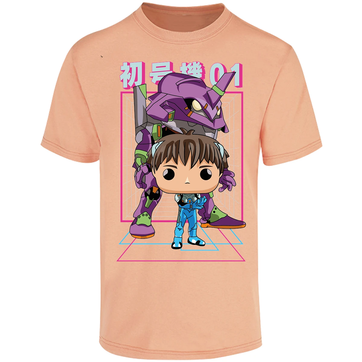 Playera Evangelion Evangelion Funko para Adulto 9