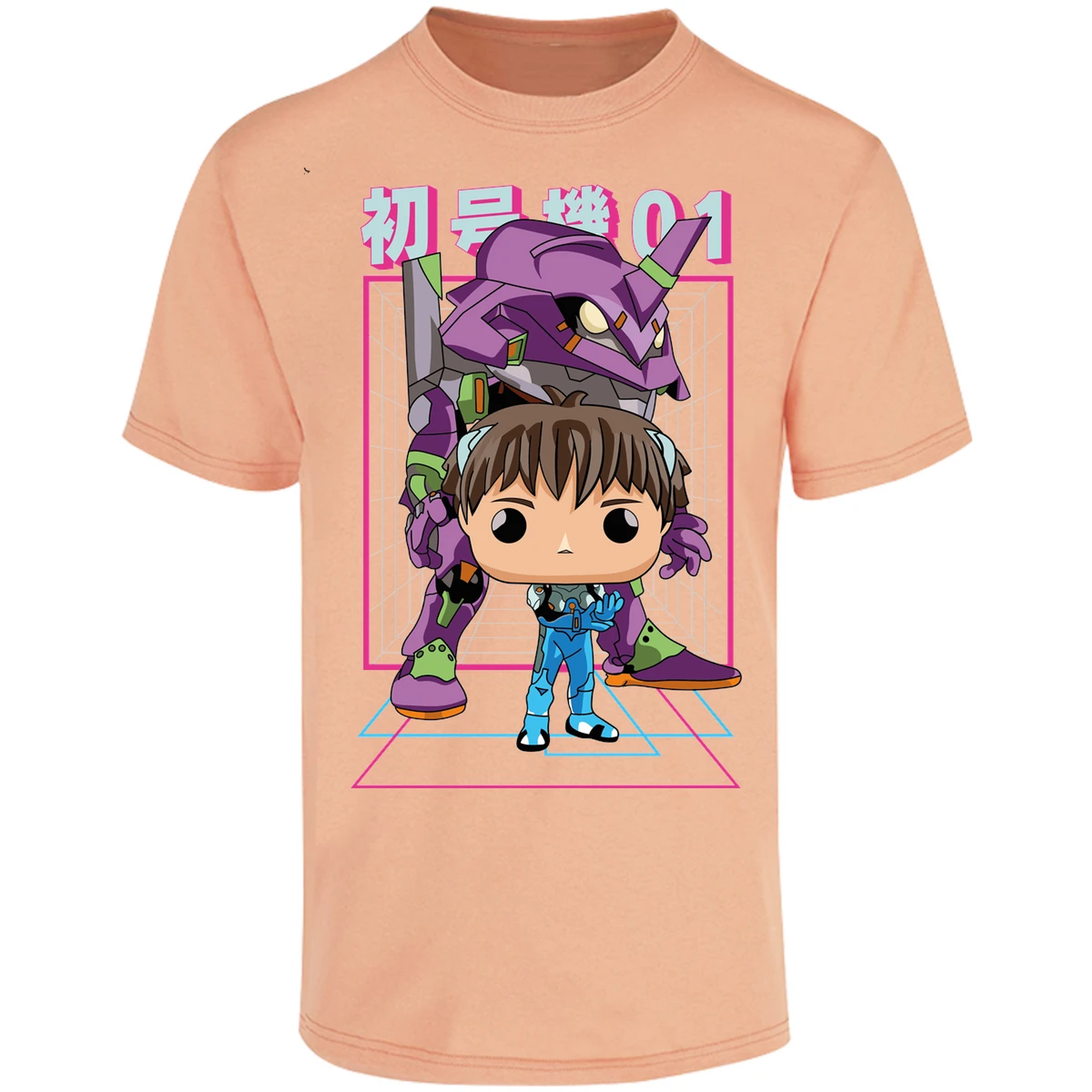 Playera Evangelion Evangelion Funko para Adulto 9