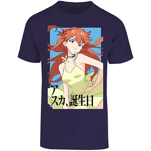 Playera Evangelion Asuka Anime para Adulto