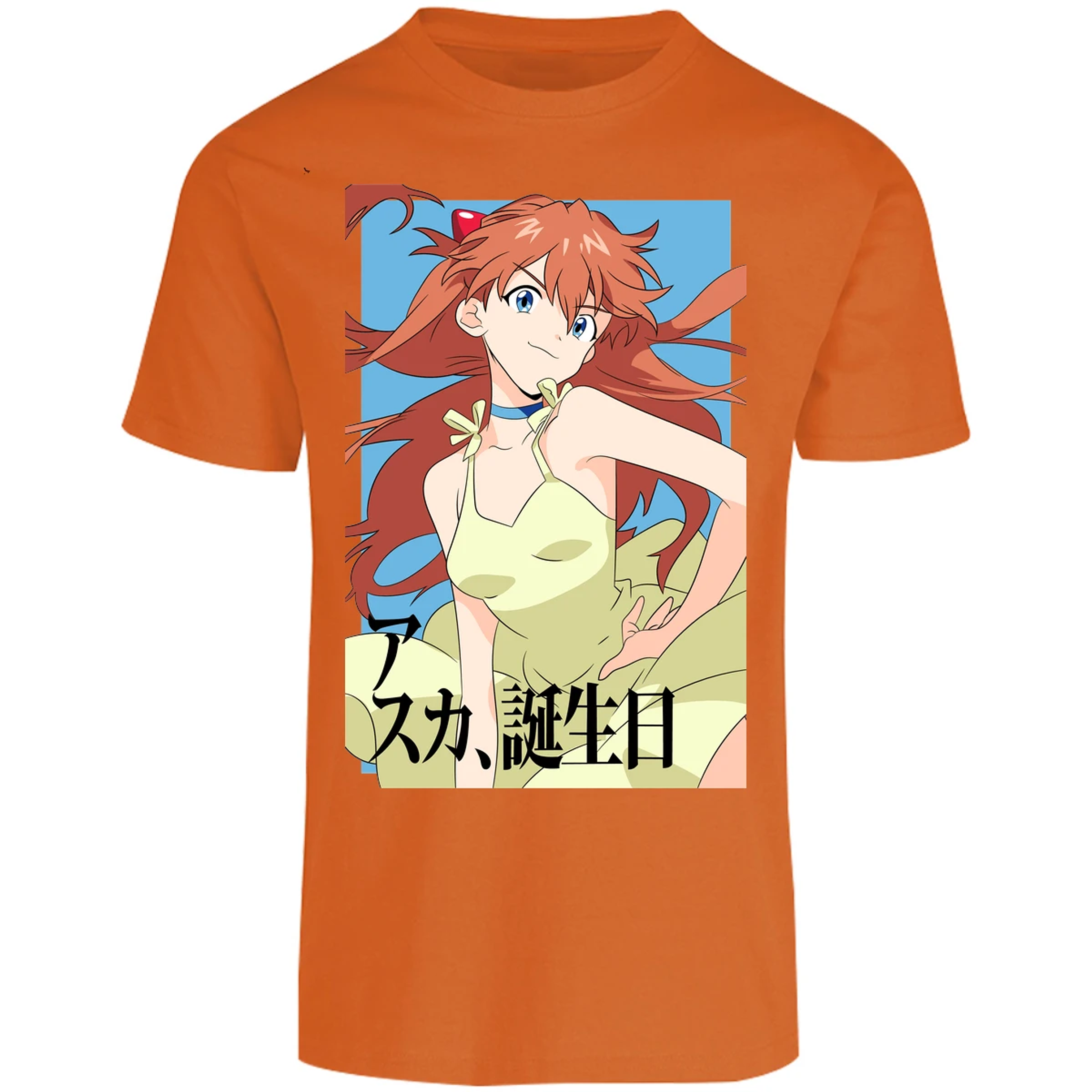 Playera Evangelion Asuka Anime para Adulto 5