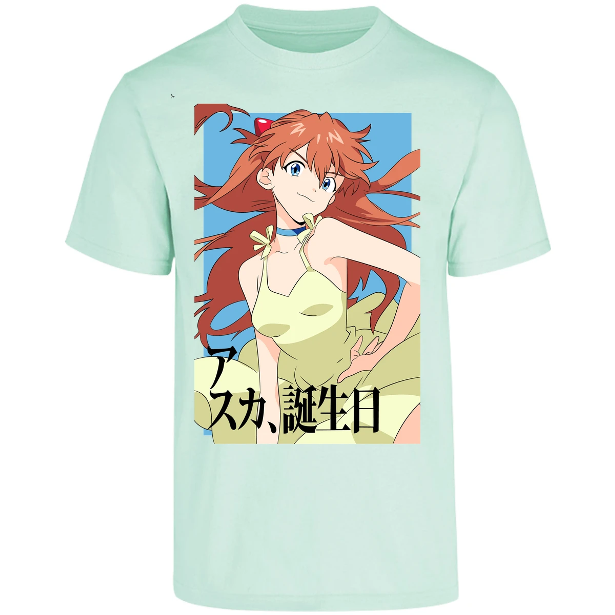 Playera Evangelion Asuka Anime para Adulto 7