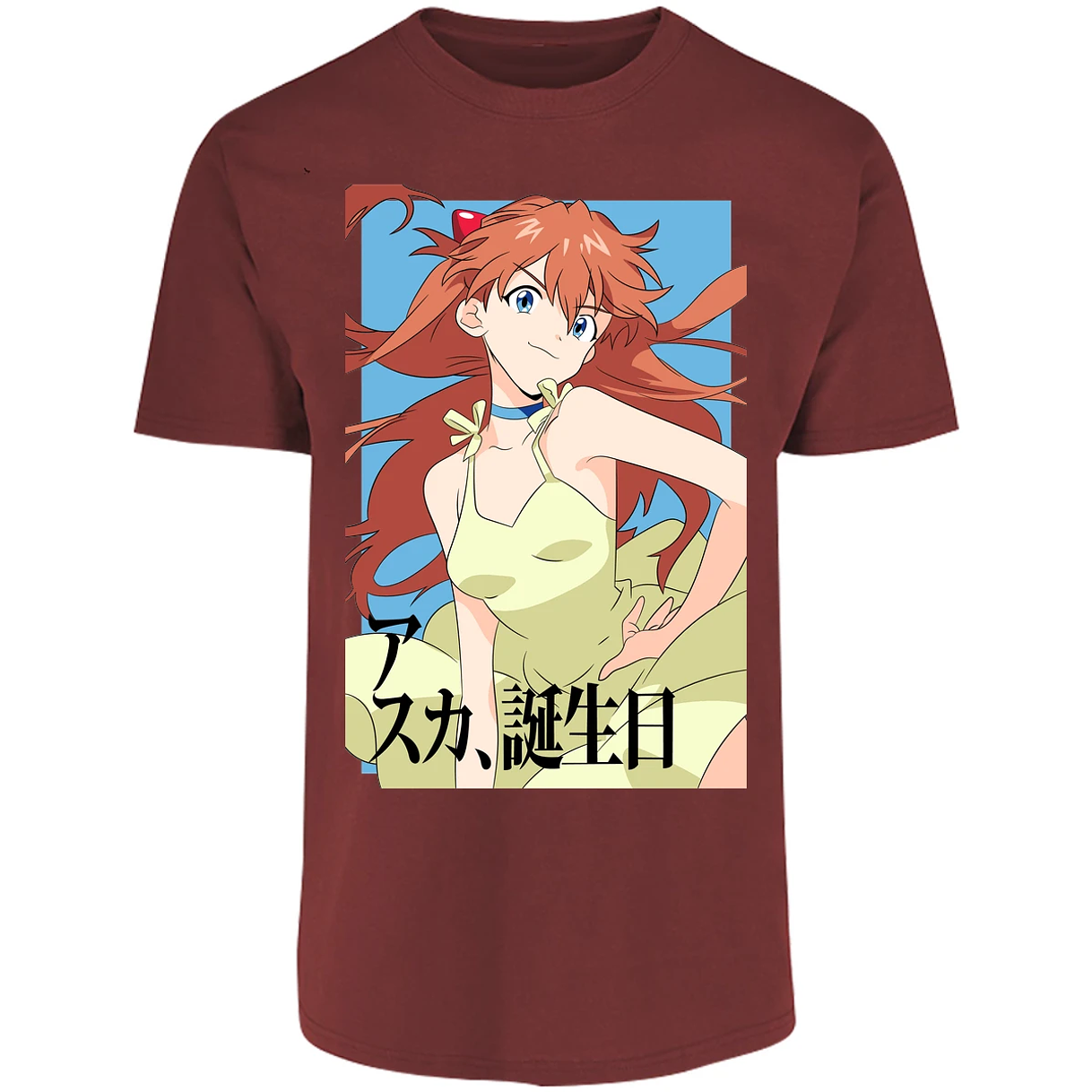 Playera Evangelion Asuka Anime para Adulto 11