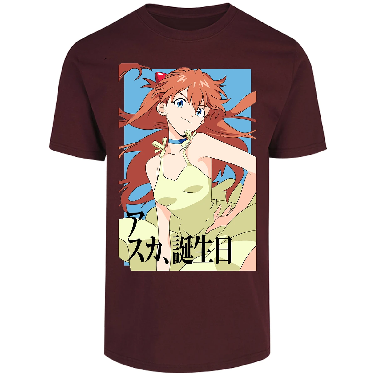 Playera Evangelion Asuka Anime para Adulto 15