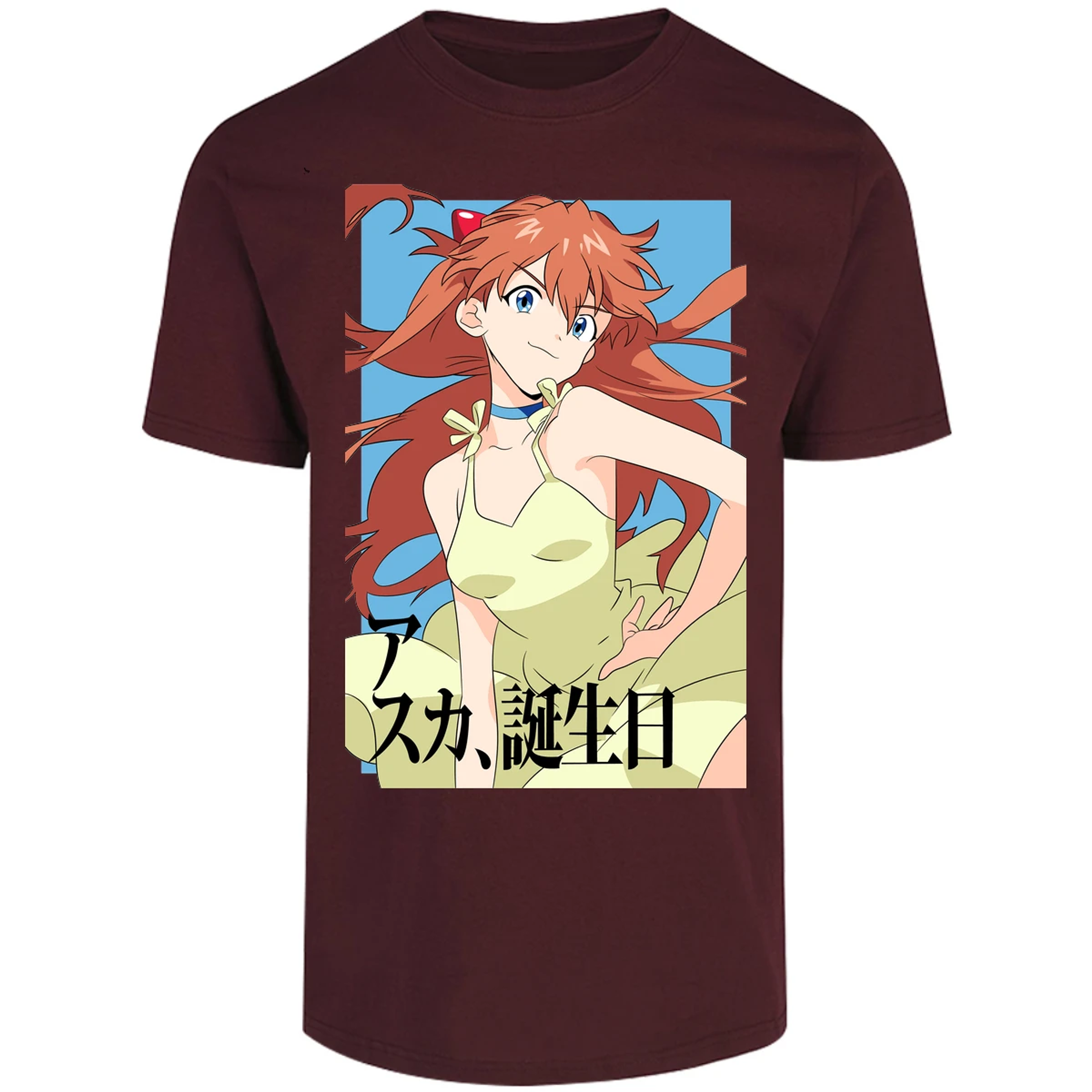 Playera Evangelion Asuka Anime para Adulto 15