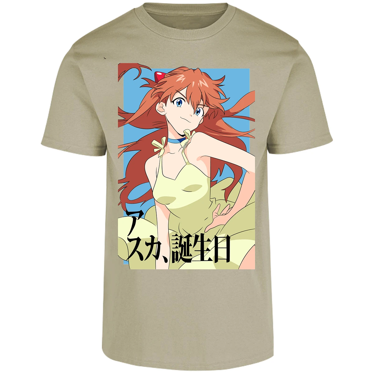 Playera Evangelion Asuka Anime para Adulto 17