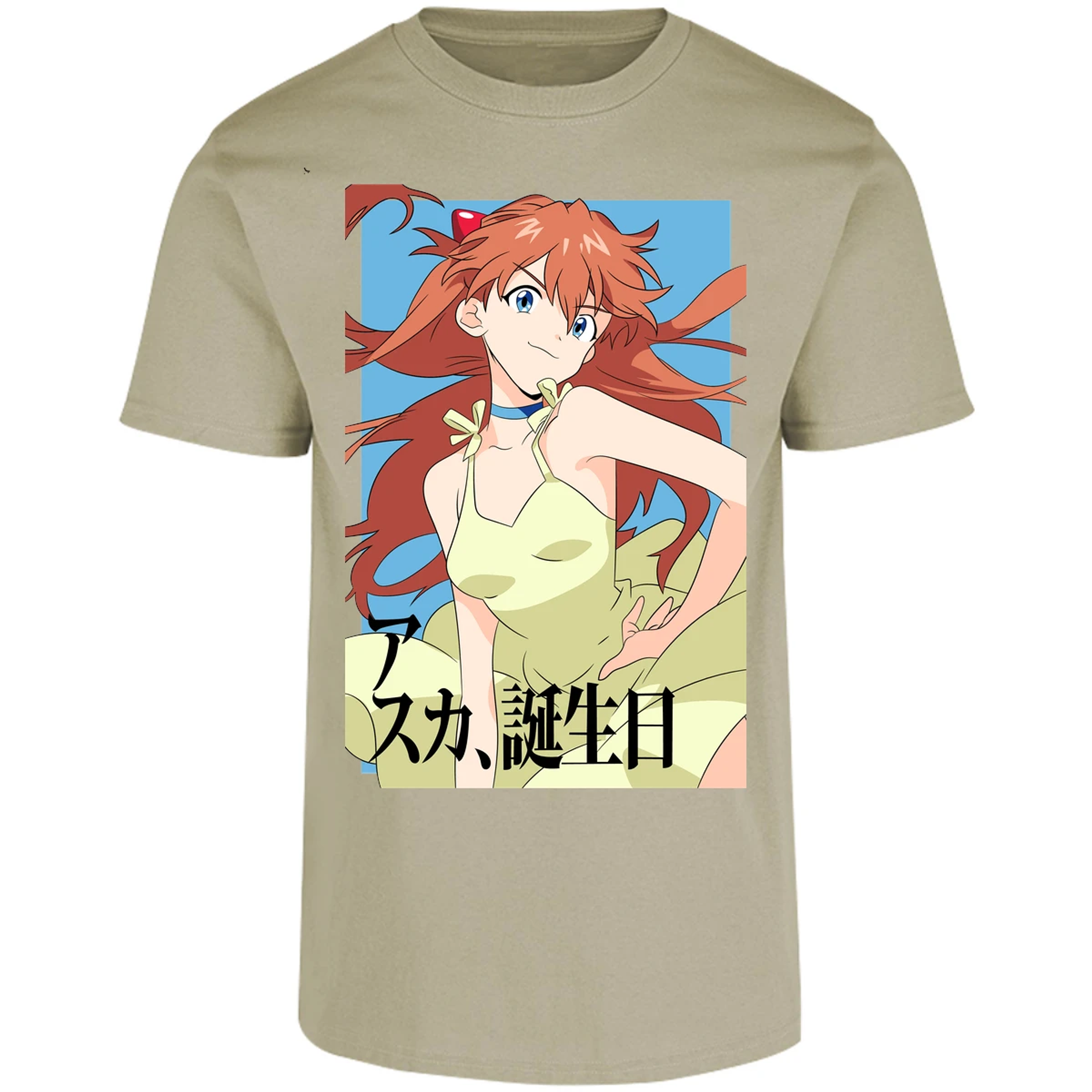 Playera Evangelion Asuka Anime para Adulto 17