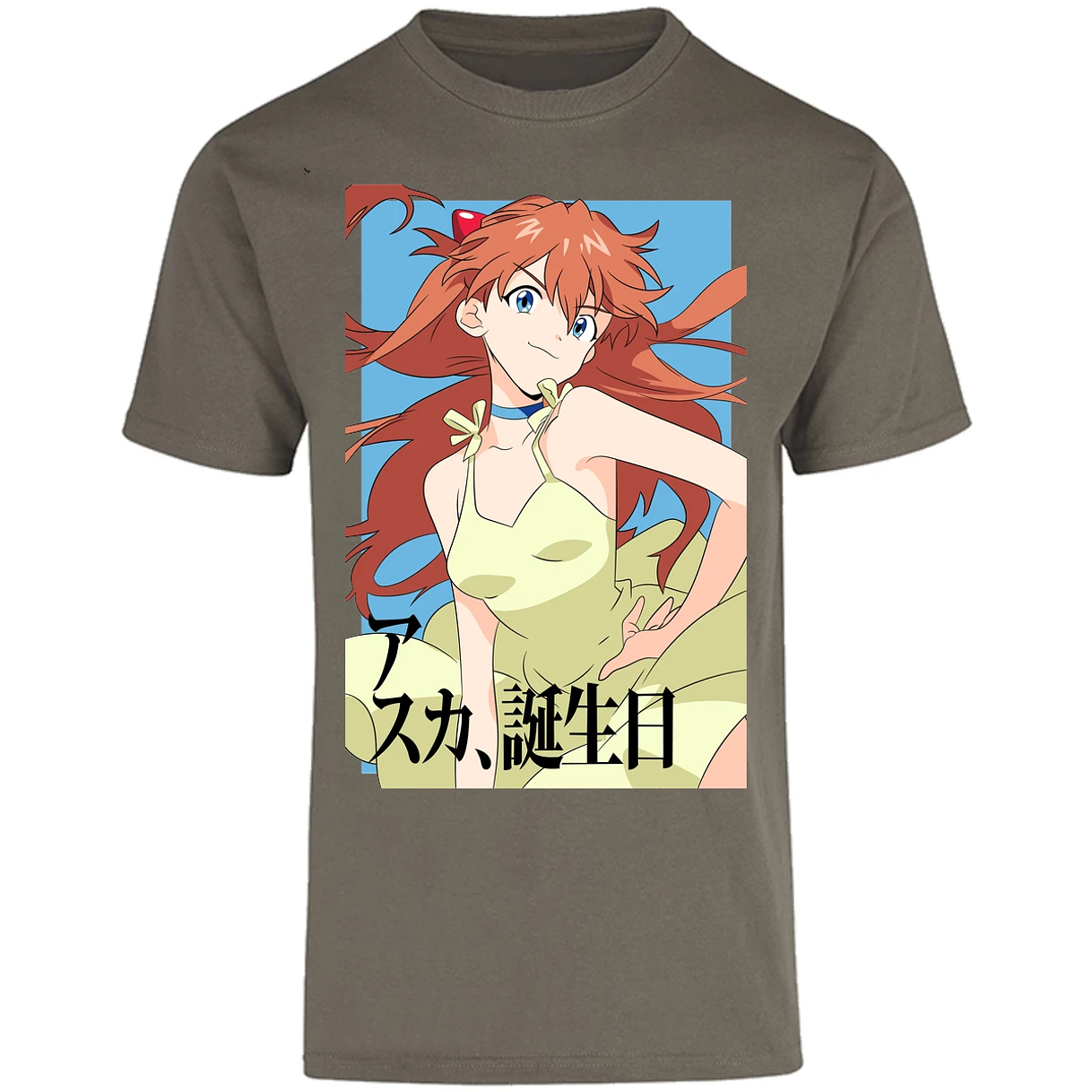 Playera Evangelion Asuka Anime para Adulto 21