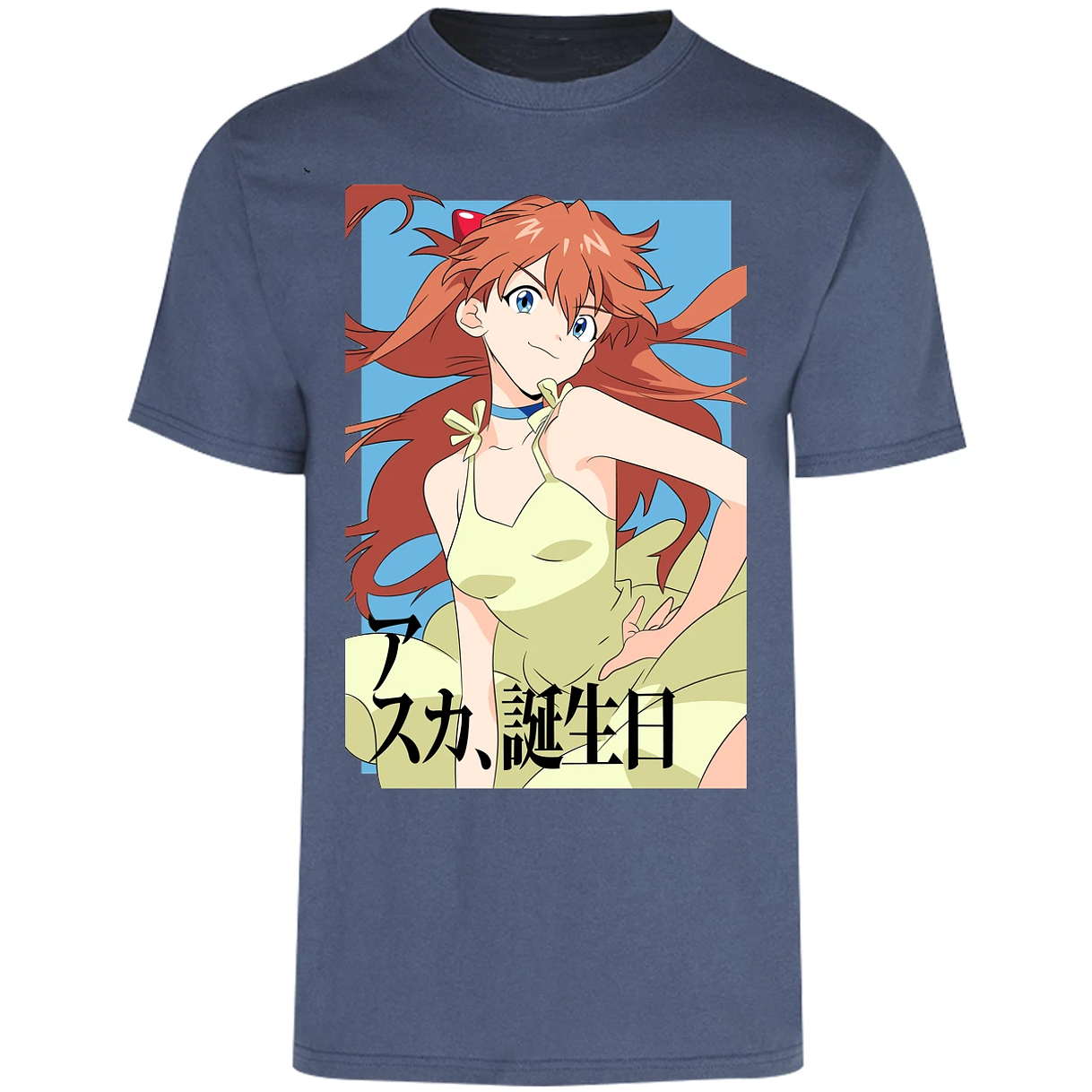 Playera Evangelion Asuka Anime para Adulto 23