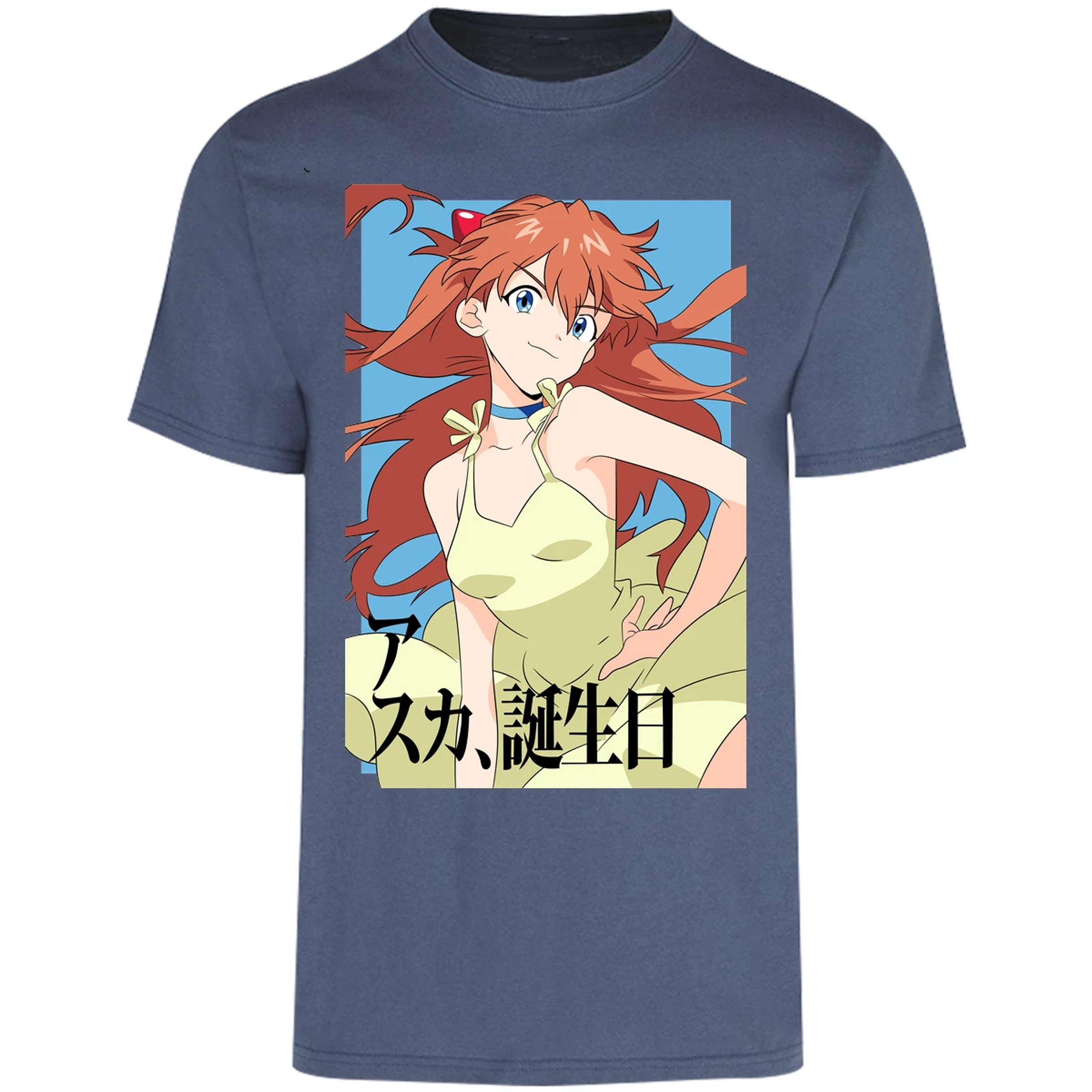 Playera Evangelion Asuka Anime para Adulto 23