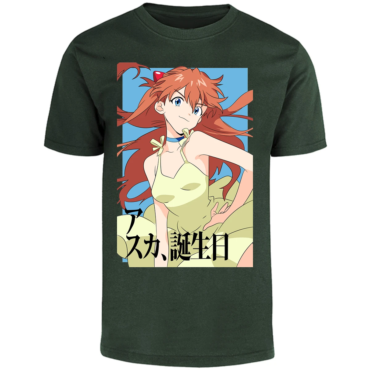 Playera Evangelion Asuka Anime para Adulto 25