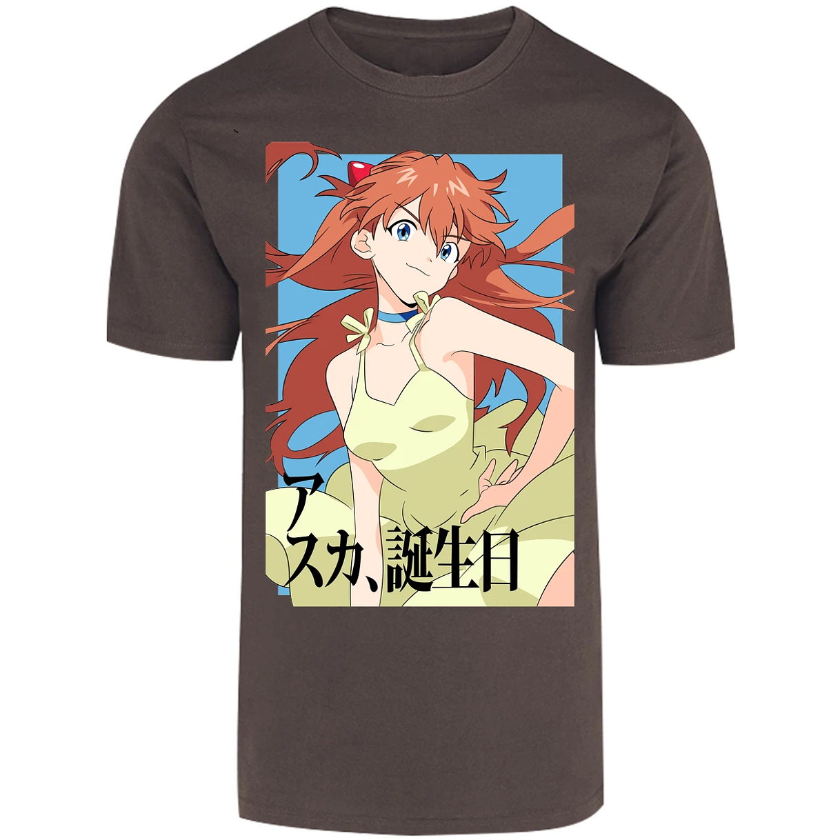 Playera Evangelion Asuka Anime para Adulto 27