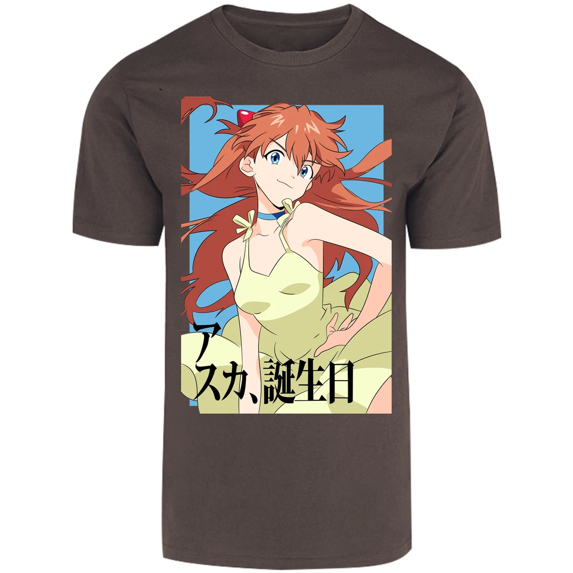 Playera Evangelion Asuka Anime para Adulto 27
