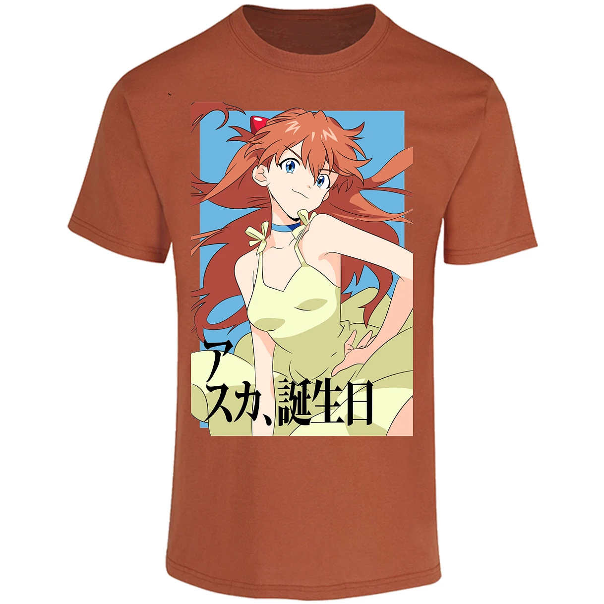 Playera Evangelion Asuka Anime para Adulto 35