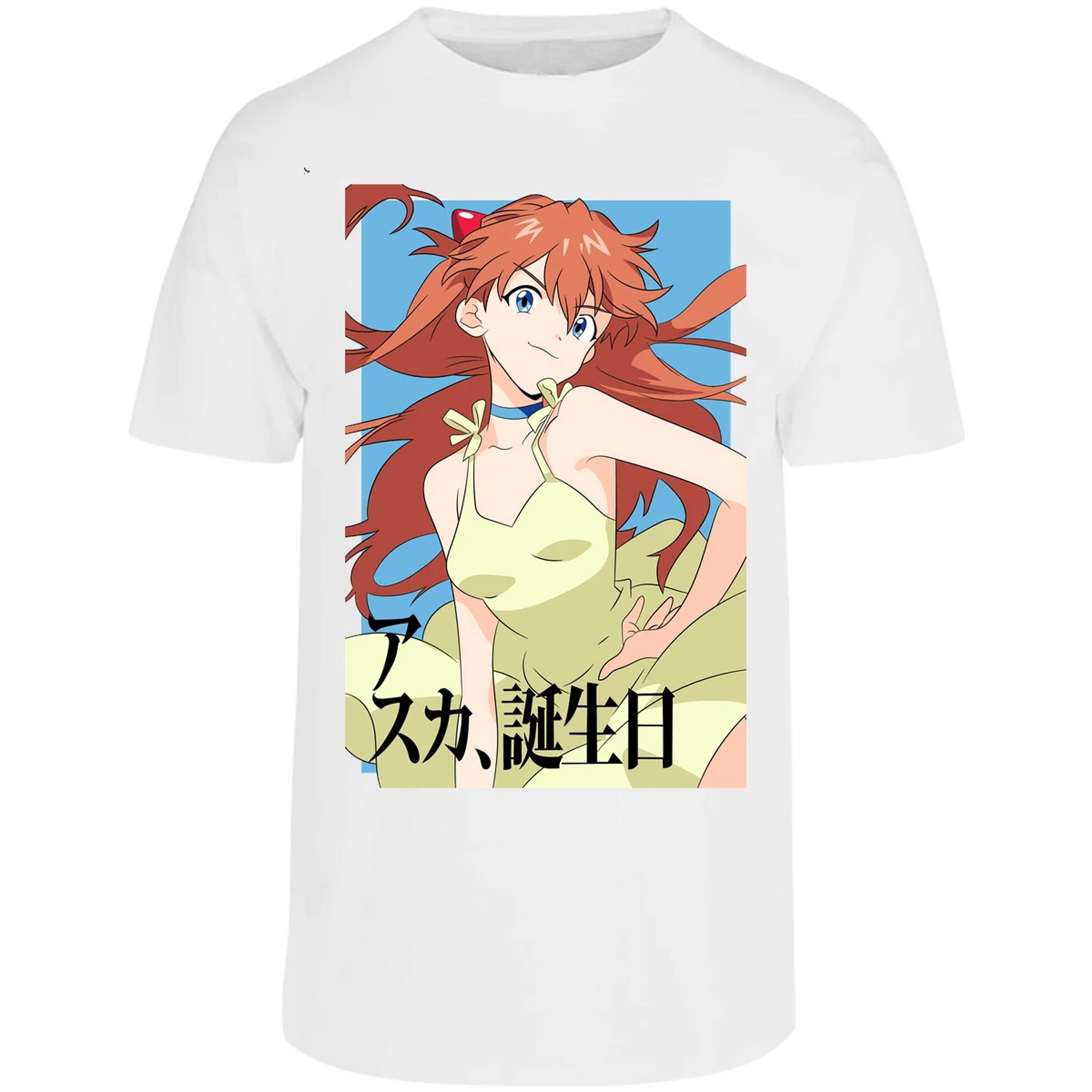 Playera Evangelion Asuka Anime para Adulto 37