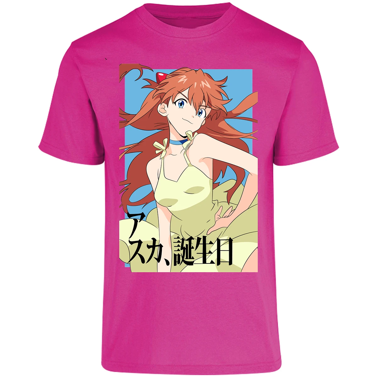 Playera Evangelion Asuka Anime para Adulto 39