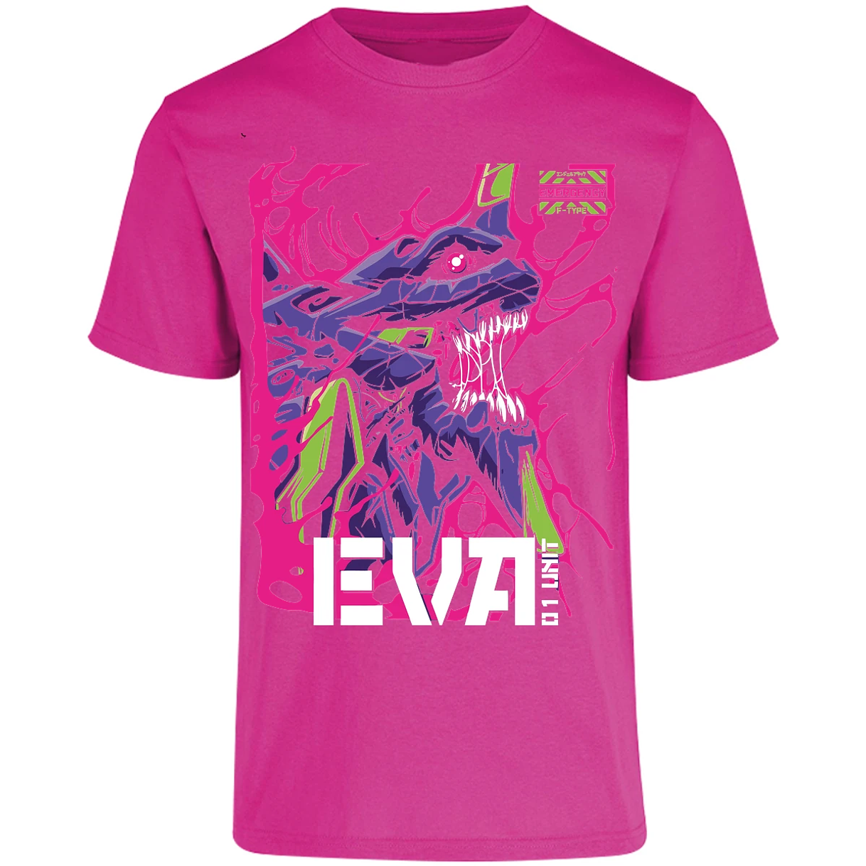 Playera Evangelion Eva1 para Adulto 19