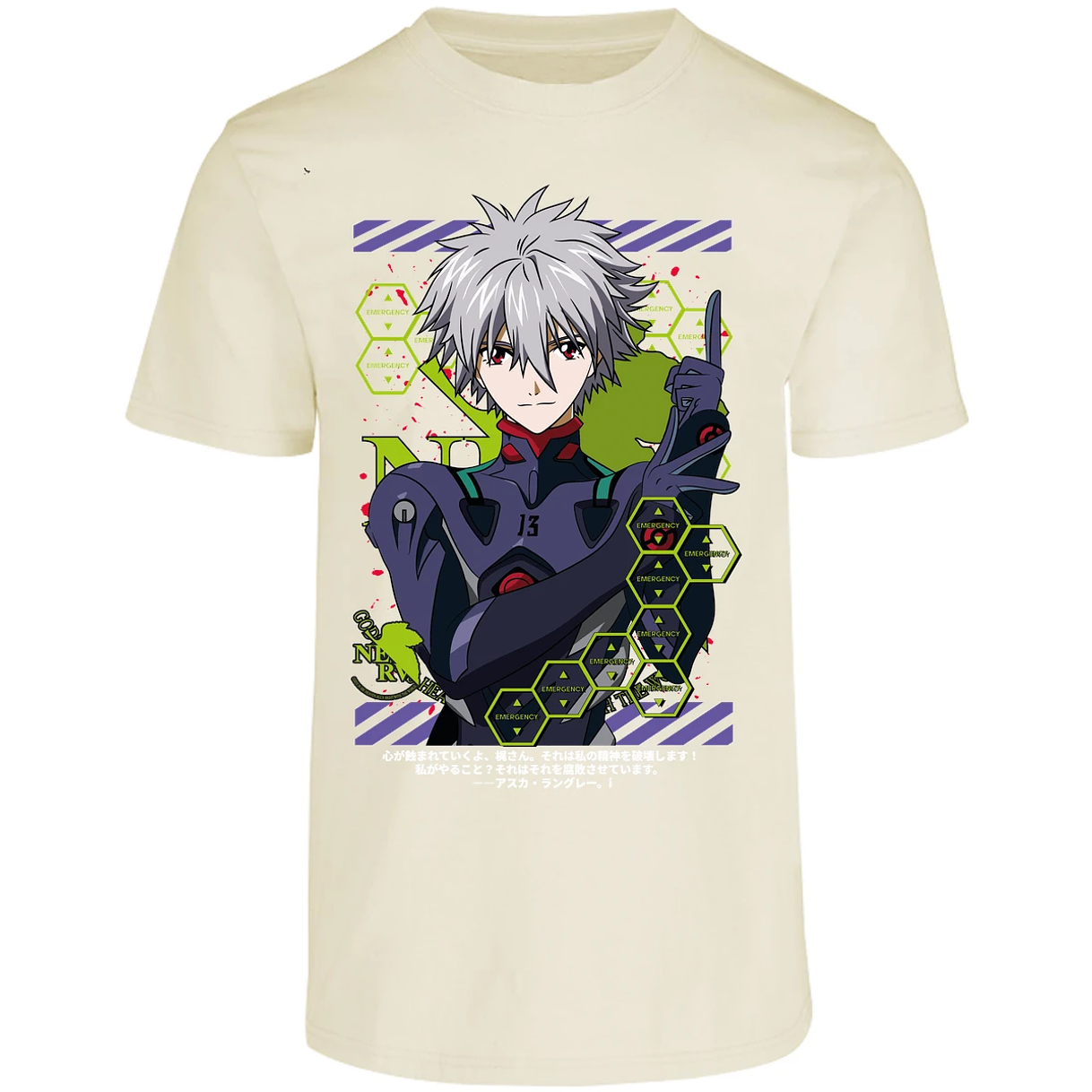 Playera Evangelion Kagoru para Adulto 8