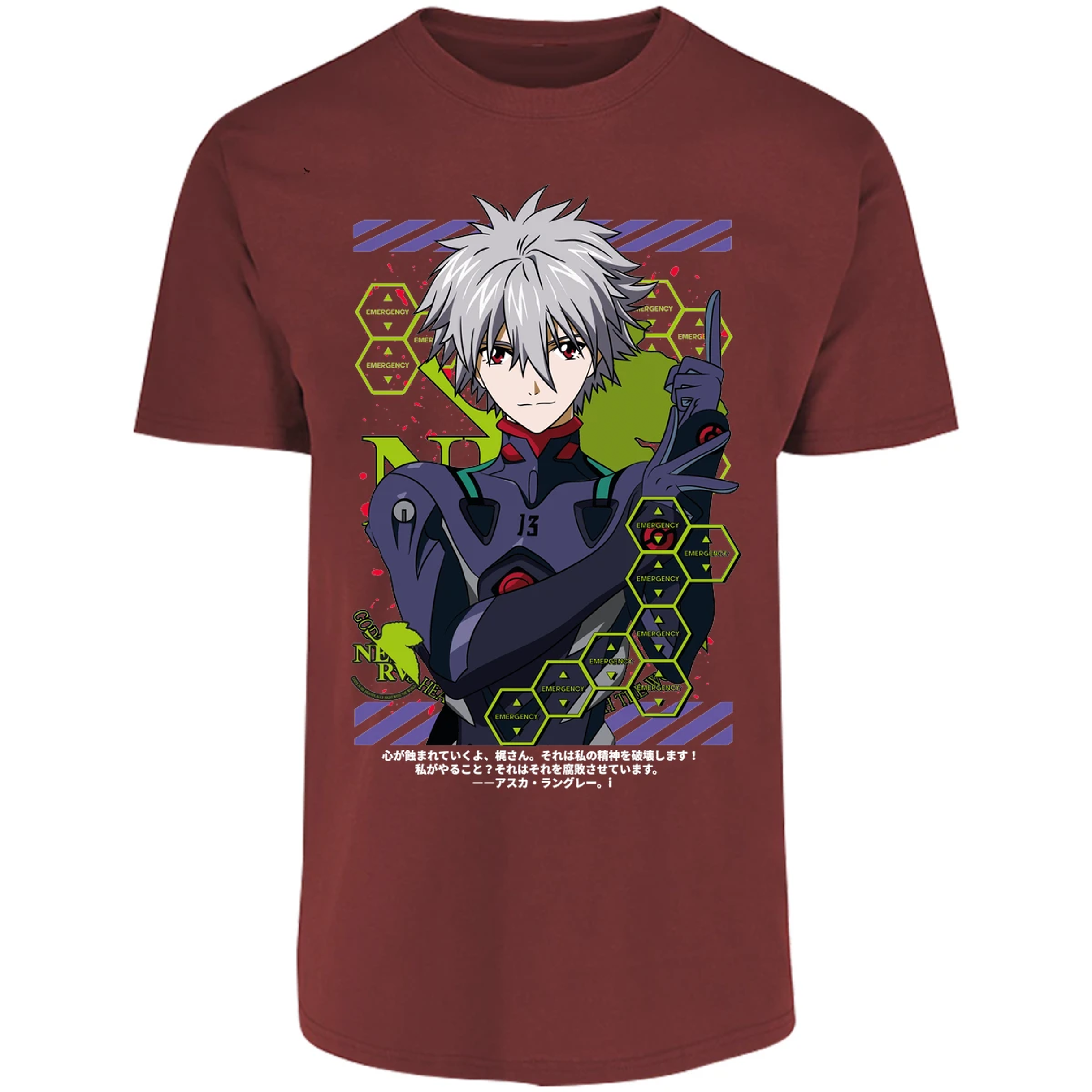 Playera Evangelion Kagoru para Adulto 20