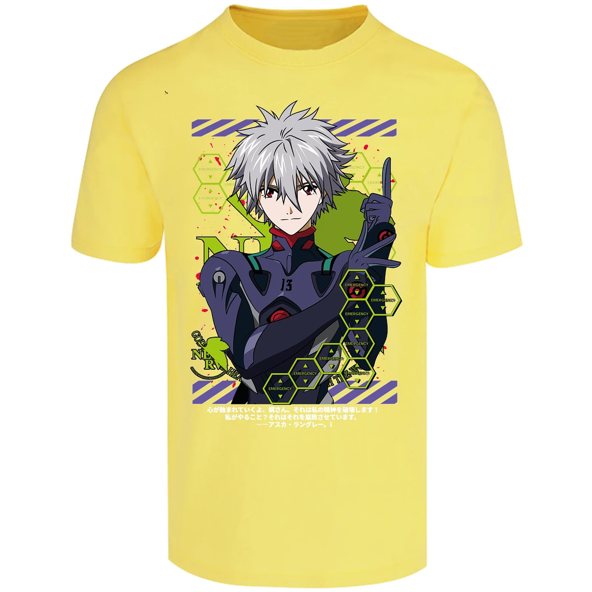 Playera Evangelion Kagoru para Adulto 29