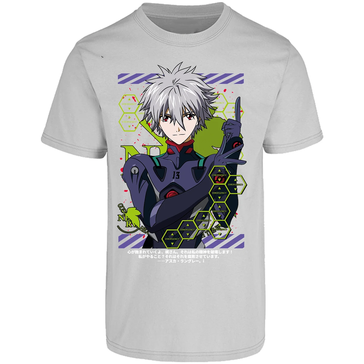Playera Evangelion Kagoru para Adulto 39