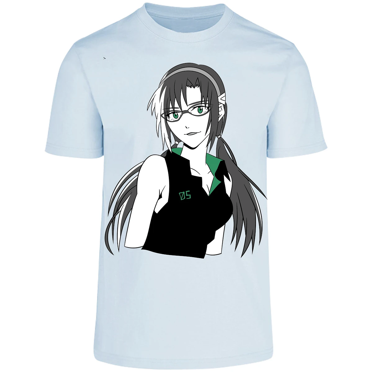 Playera Evangelion Mary Makinami Simple para Adulto 8