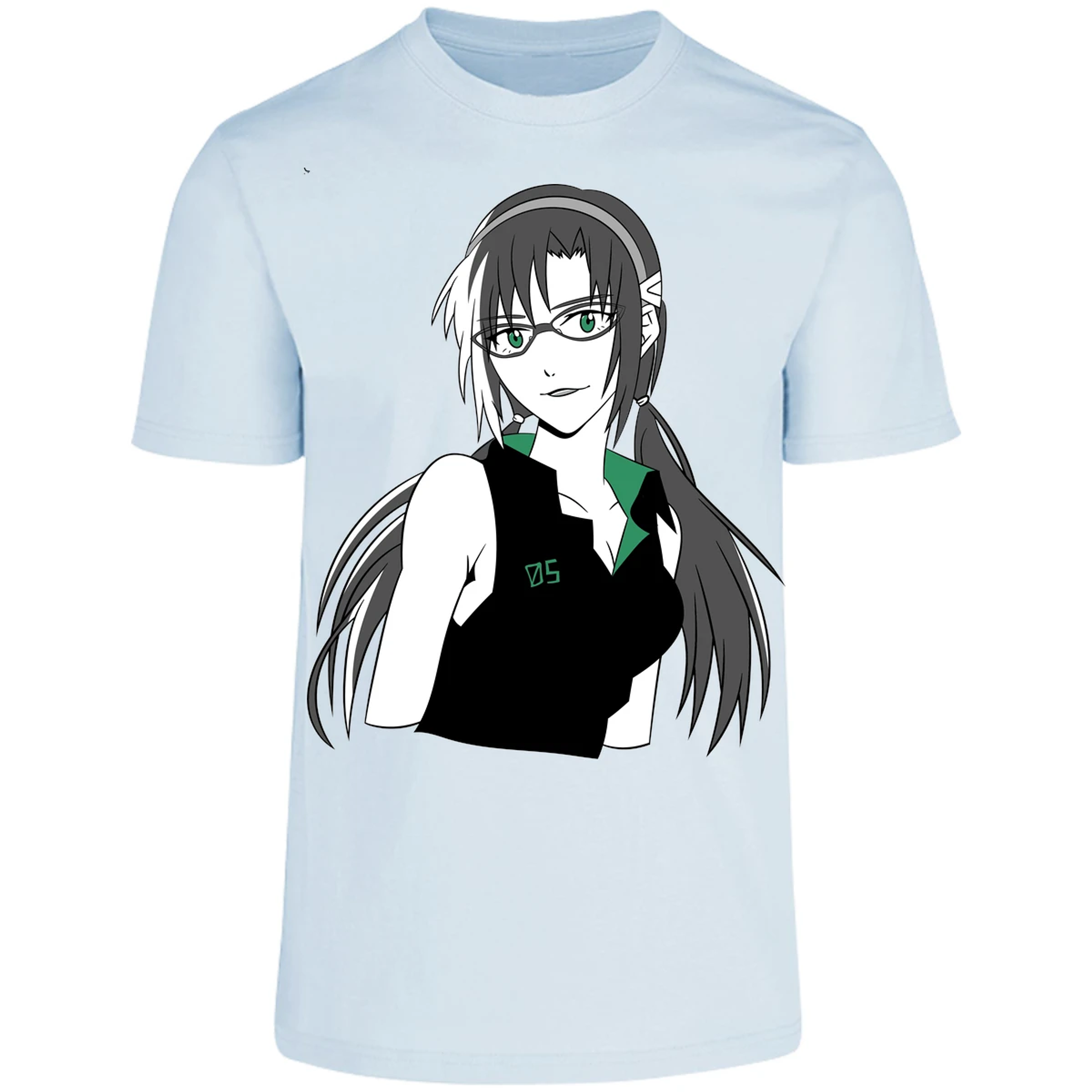 Playera Evangelion Mary Makinami Simple para Adulto 8