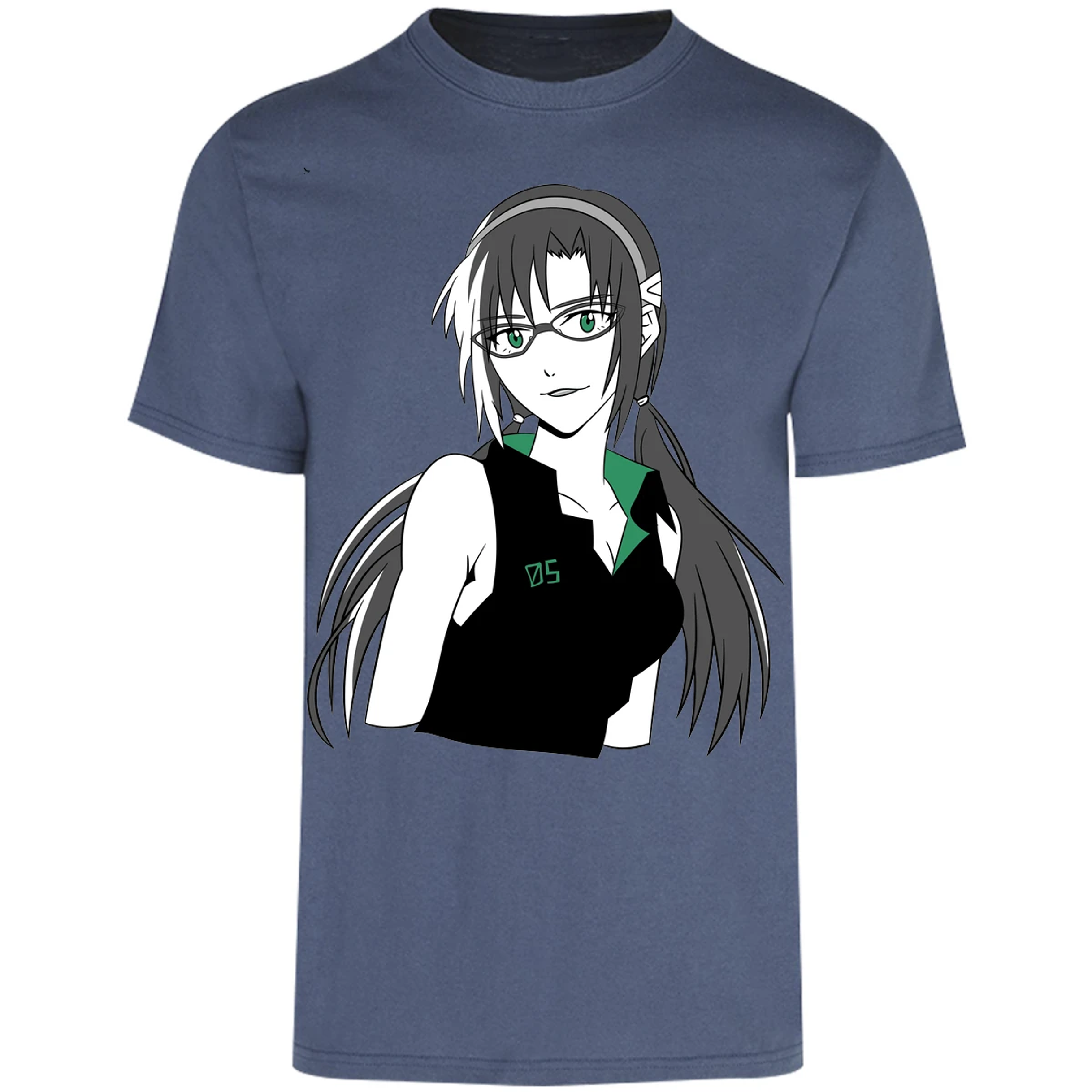 Playera Evangelion Mary Makinami Simple para Adulto 12