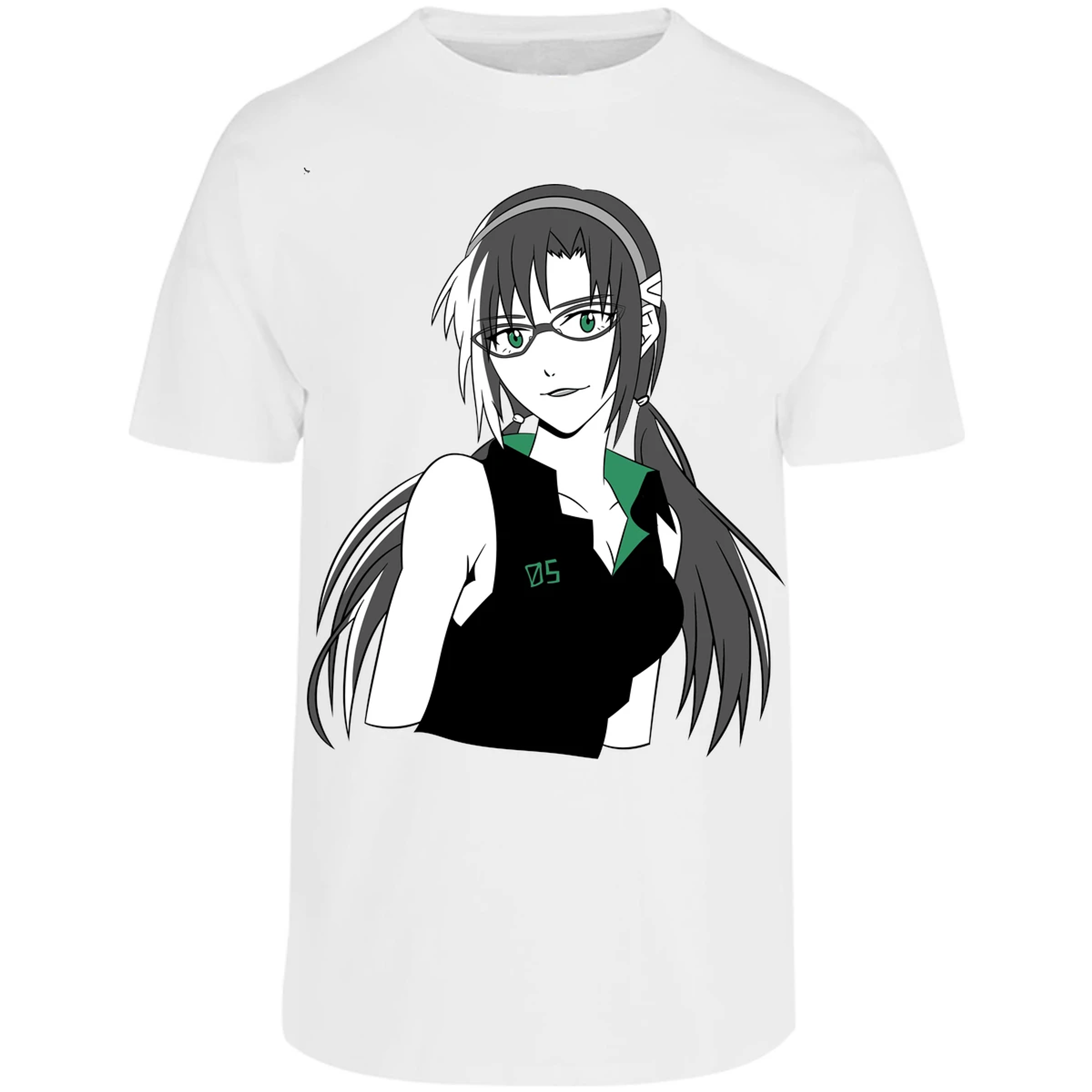 Playera Evangelion Mary Makinami Simple para Adulto 15