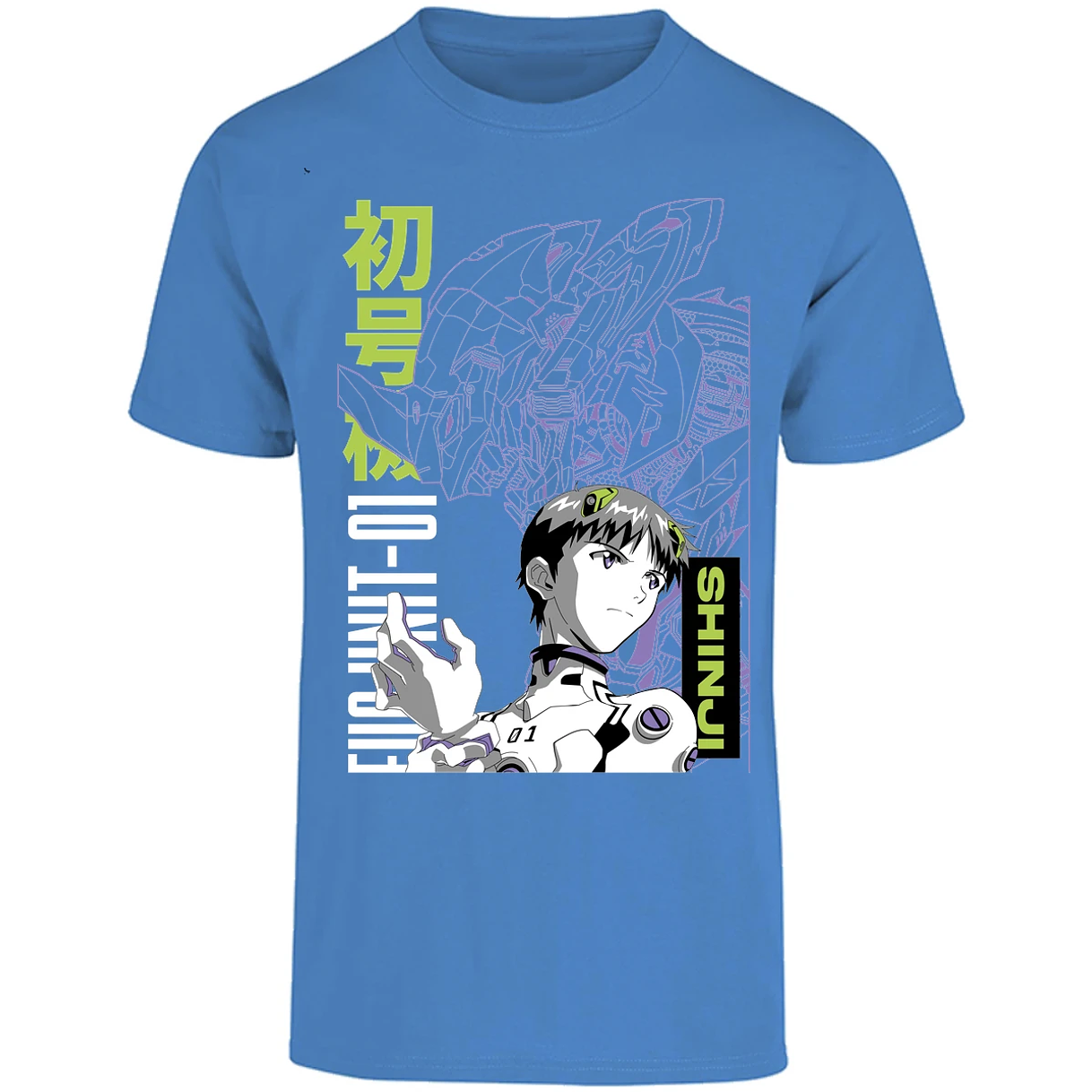Playera Evangelion Shinji para Adulto 4