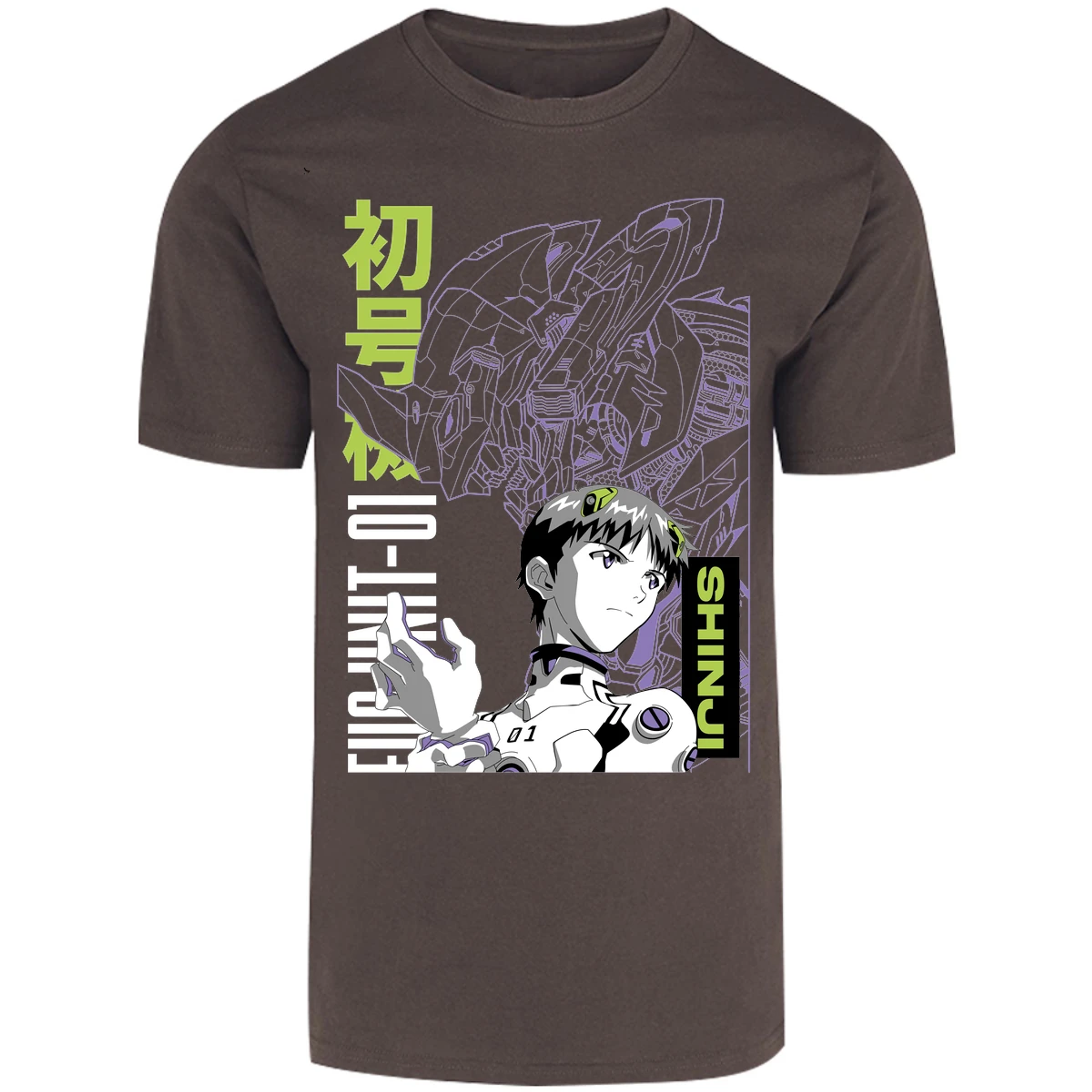 Playera Evangelion Shinji para Adulto 10