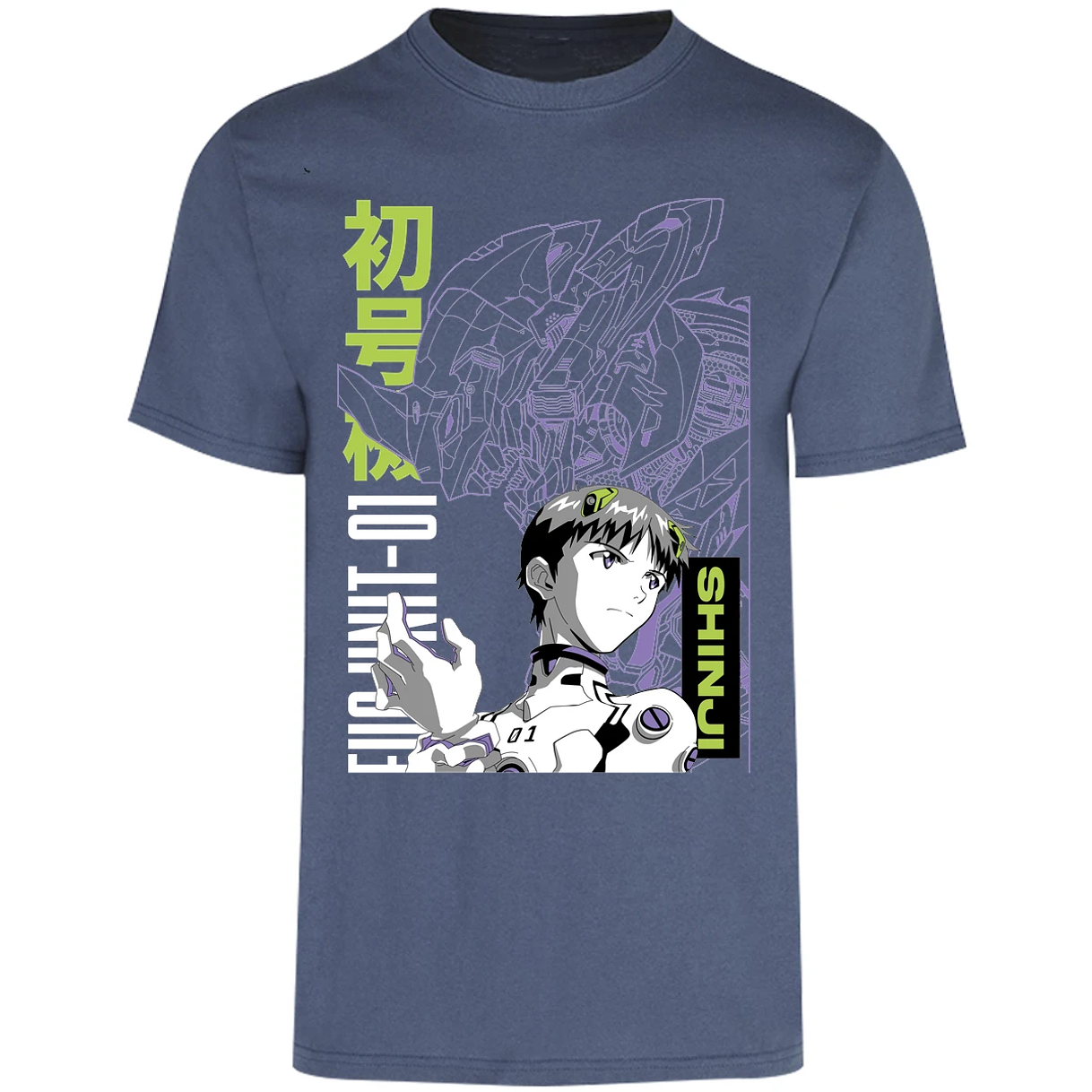 Playera Evangelion Shinji para Adulto 16