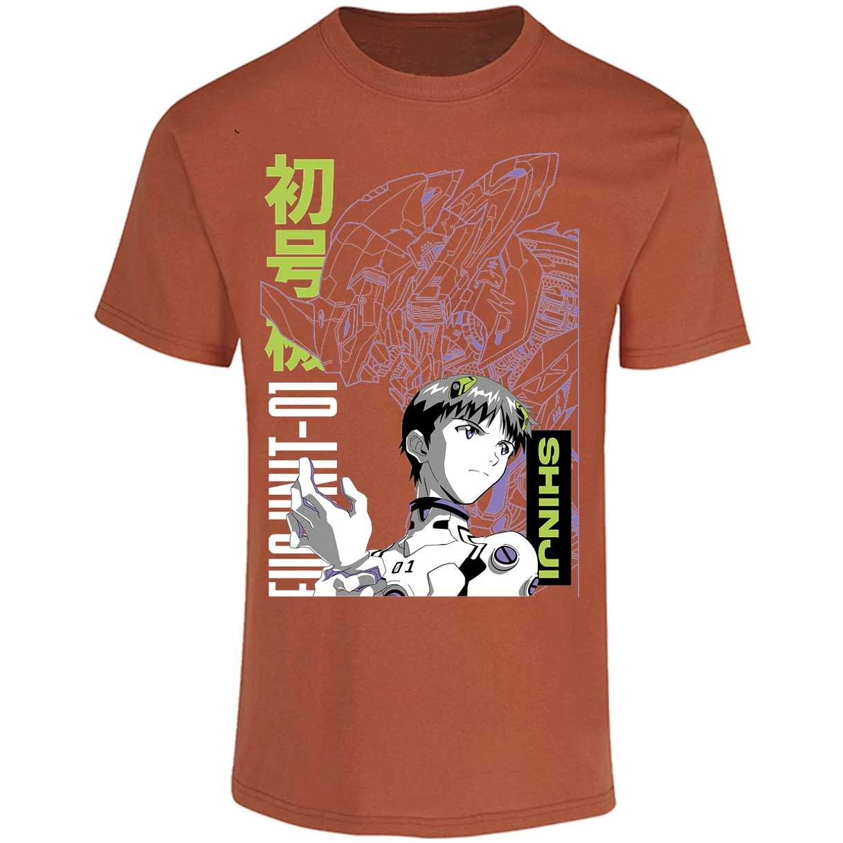 Playera Evangelion Shinji para Adulto 37