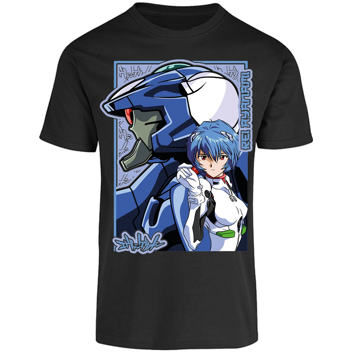 Playera Evangelion Rei Eva 02 para Adulto 20