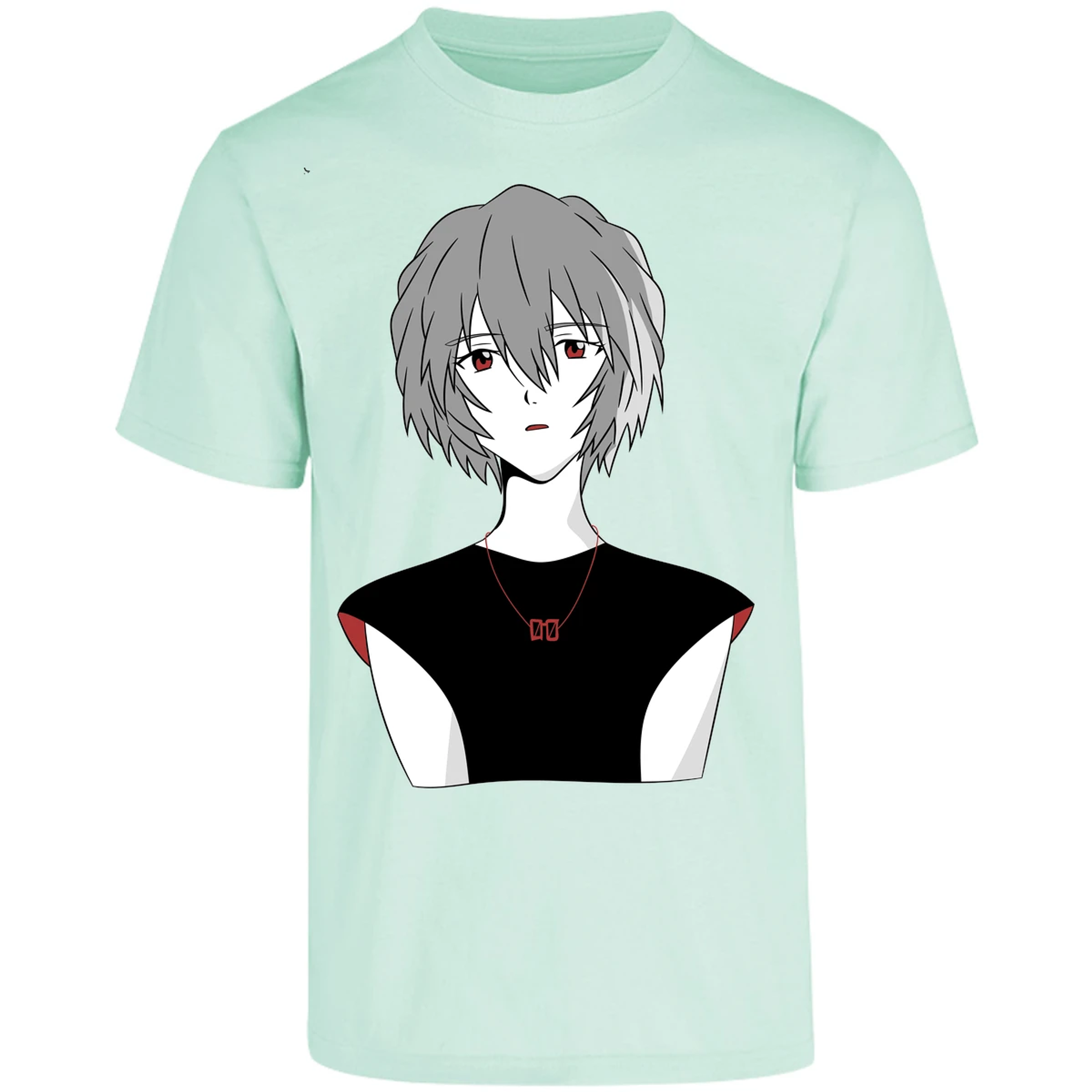 Playera Evangelion Rei Ayanami Simple para Adulto 6