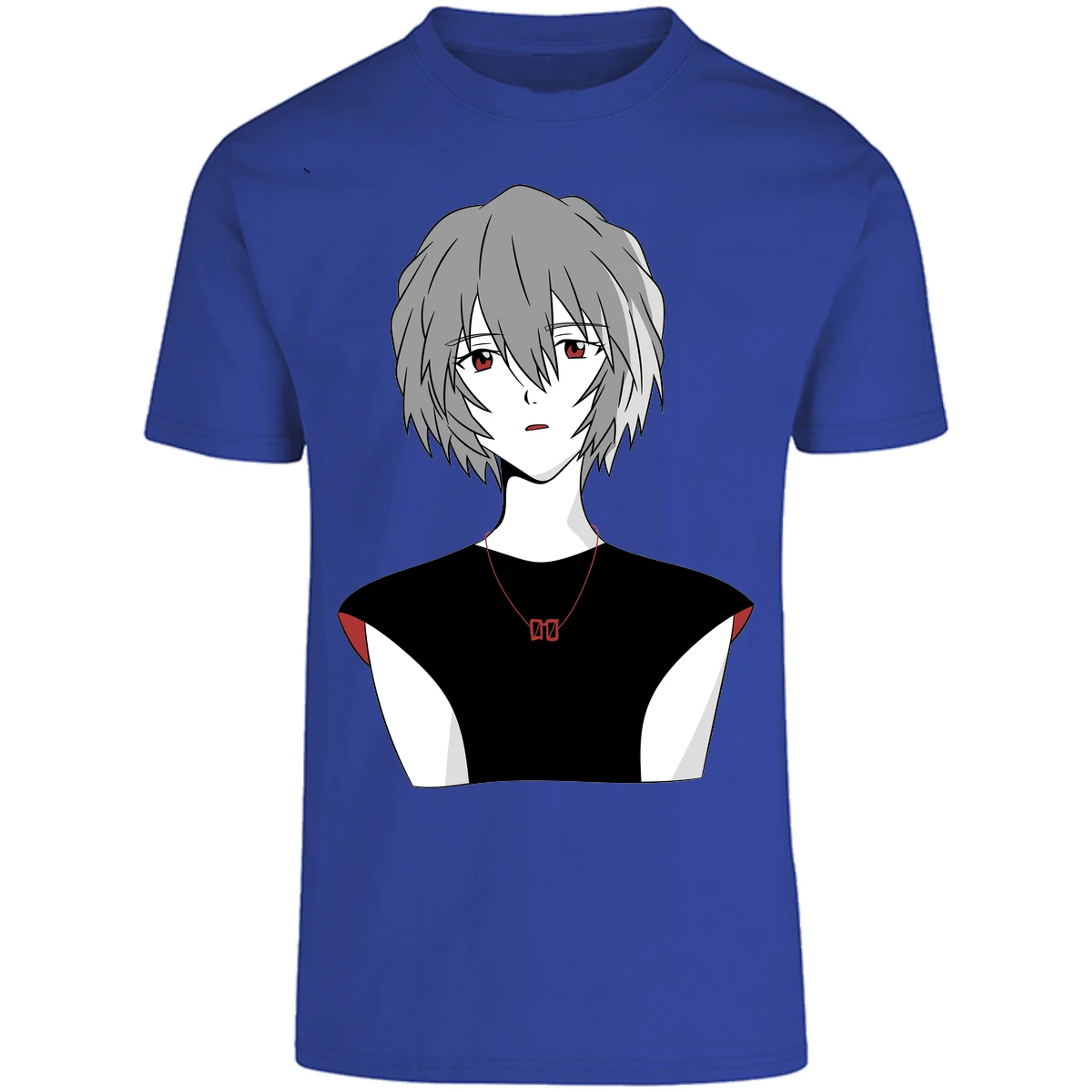 Playera Evangelion Rei Ayanami Simple para Adulto 7