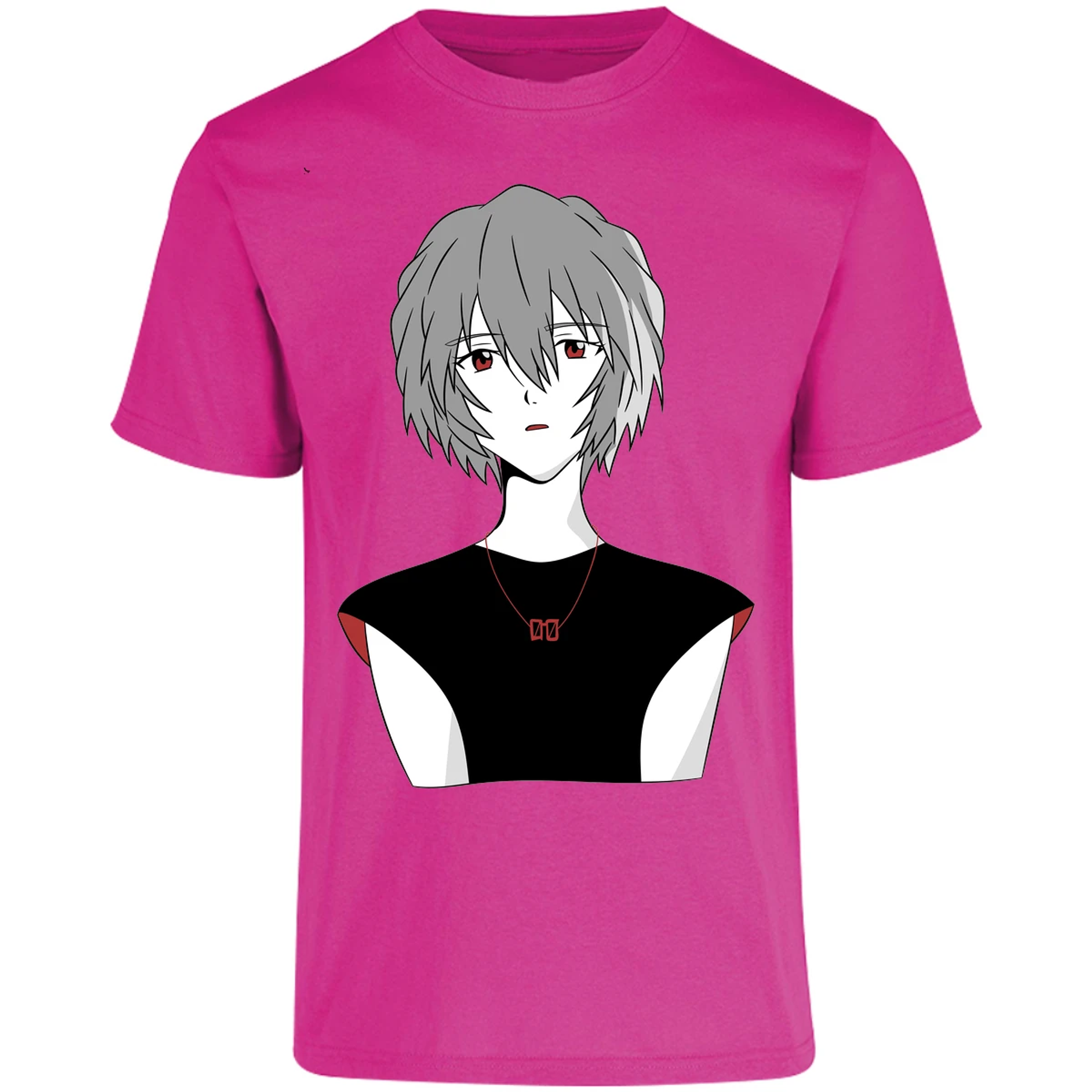 Playera Evangelion Rei Ayanami Simple para Adulto 12