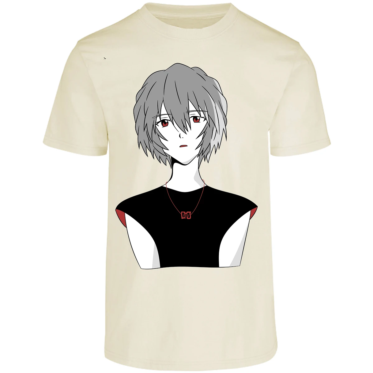 Playera Evangelion Rei Ayanami Simple para Adulto 16