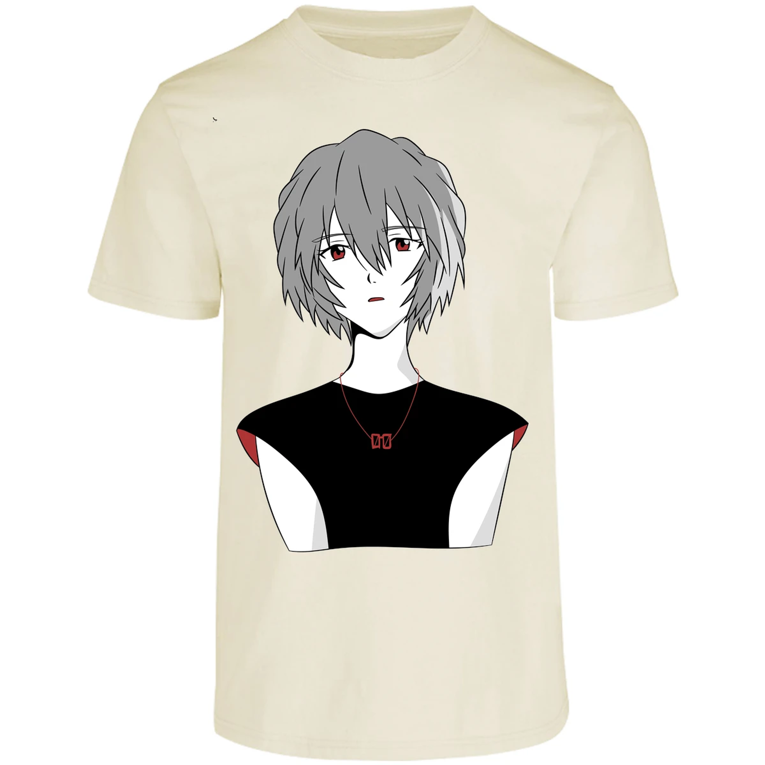 Playera Evangelion Rei Ayanami Simple para Adulto 16