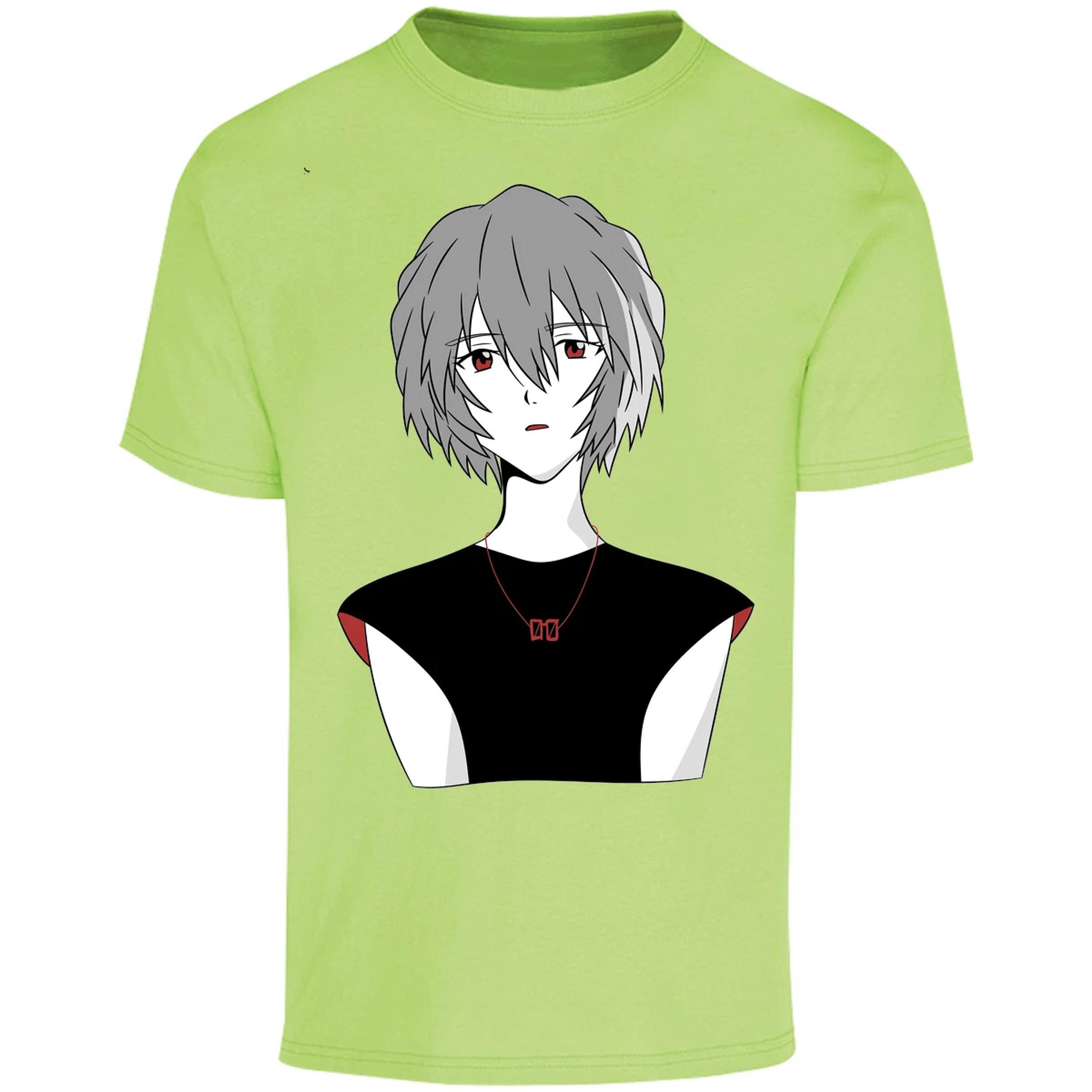 Playera Evangelion Rei Ayanami Simple para Adulto 18