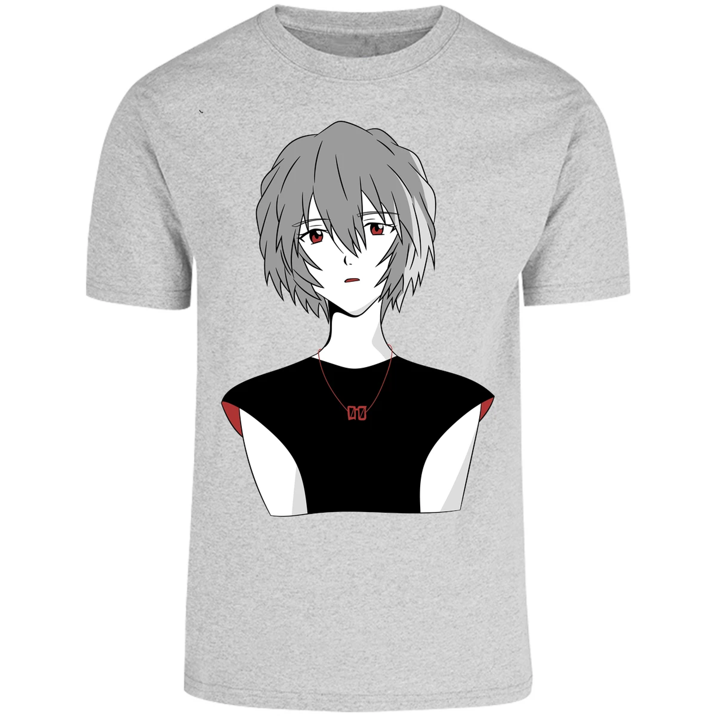 Playera Evangelion Rei Ayanami Simple para Adulto 25