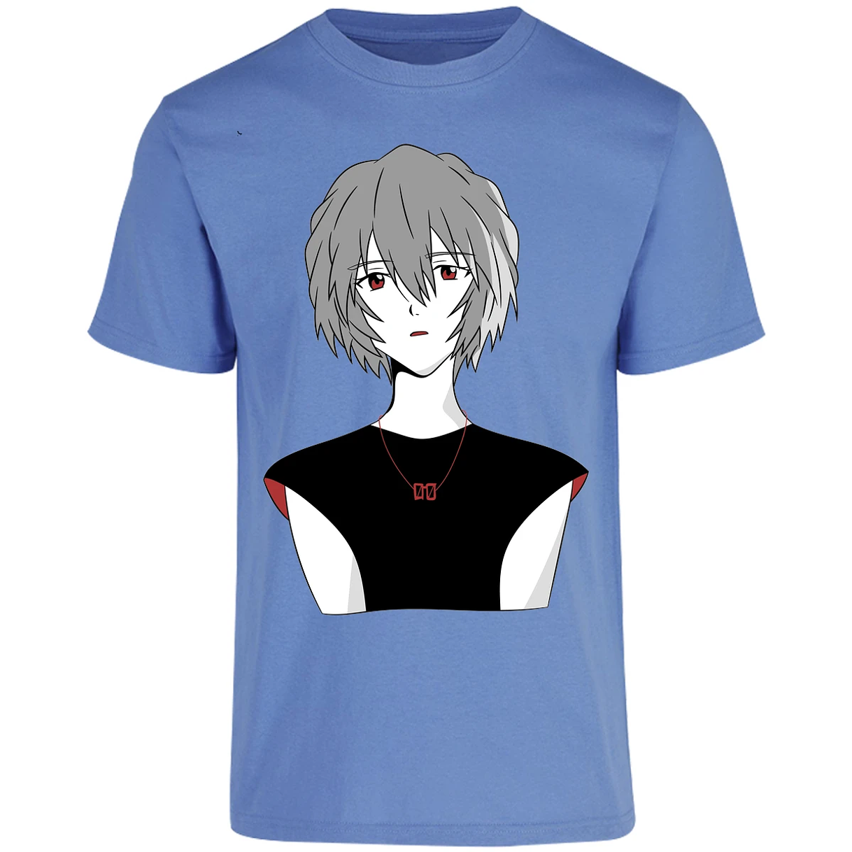Playera Evangelion Rei Ayanami Simple para Adulto 28