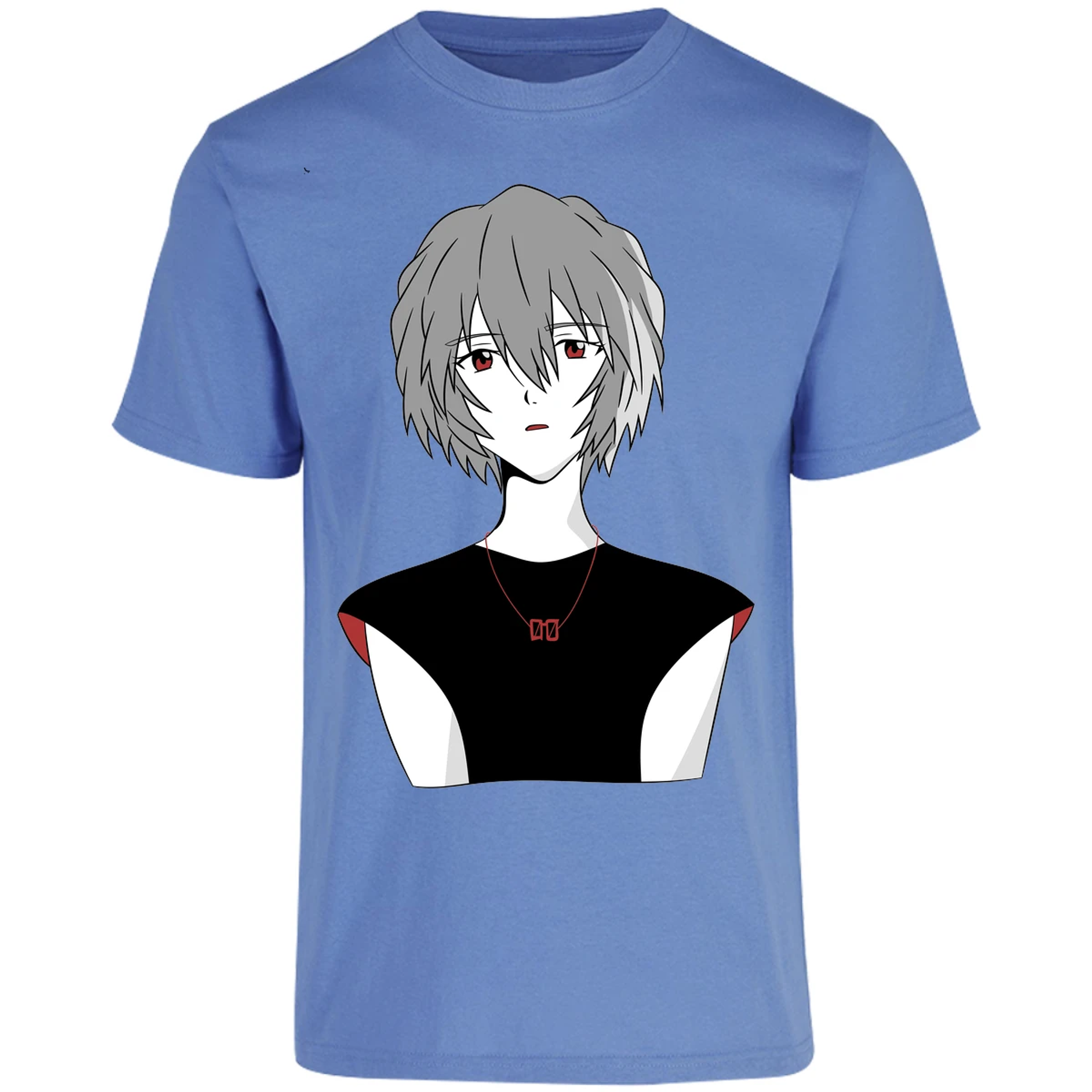 Playera Evangelion Rei Ayanami Simple para Adulto 28
