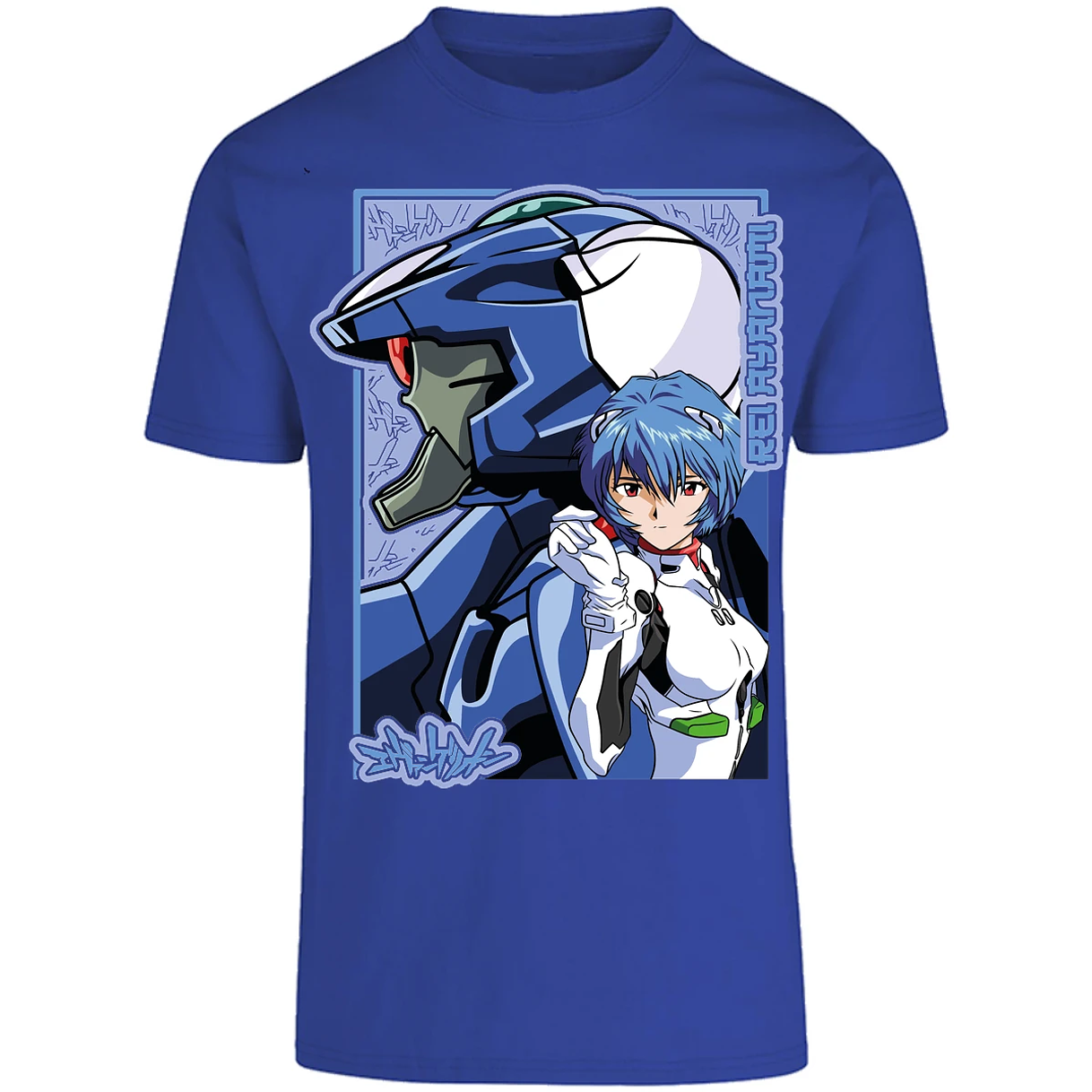 Playera Evangelion Rei Eva 02 para Adulto 10