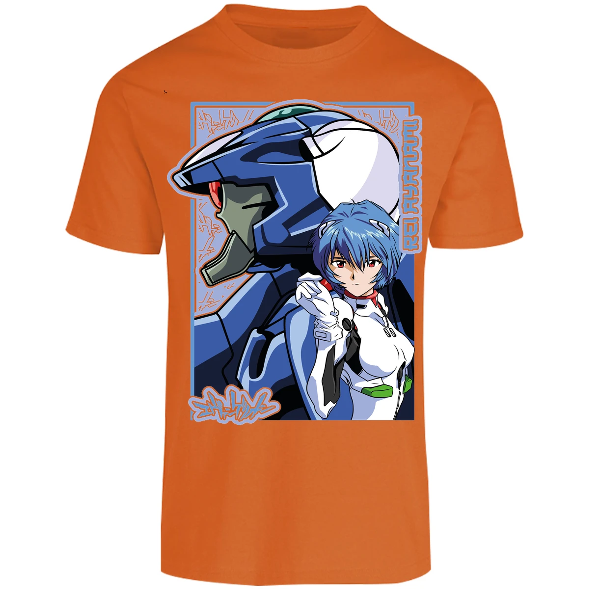 Playera Evangelion Rei Eva 02 para Adulto 12
