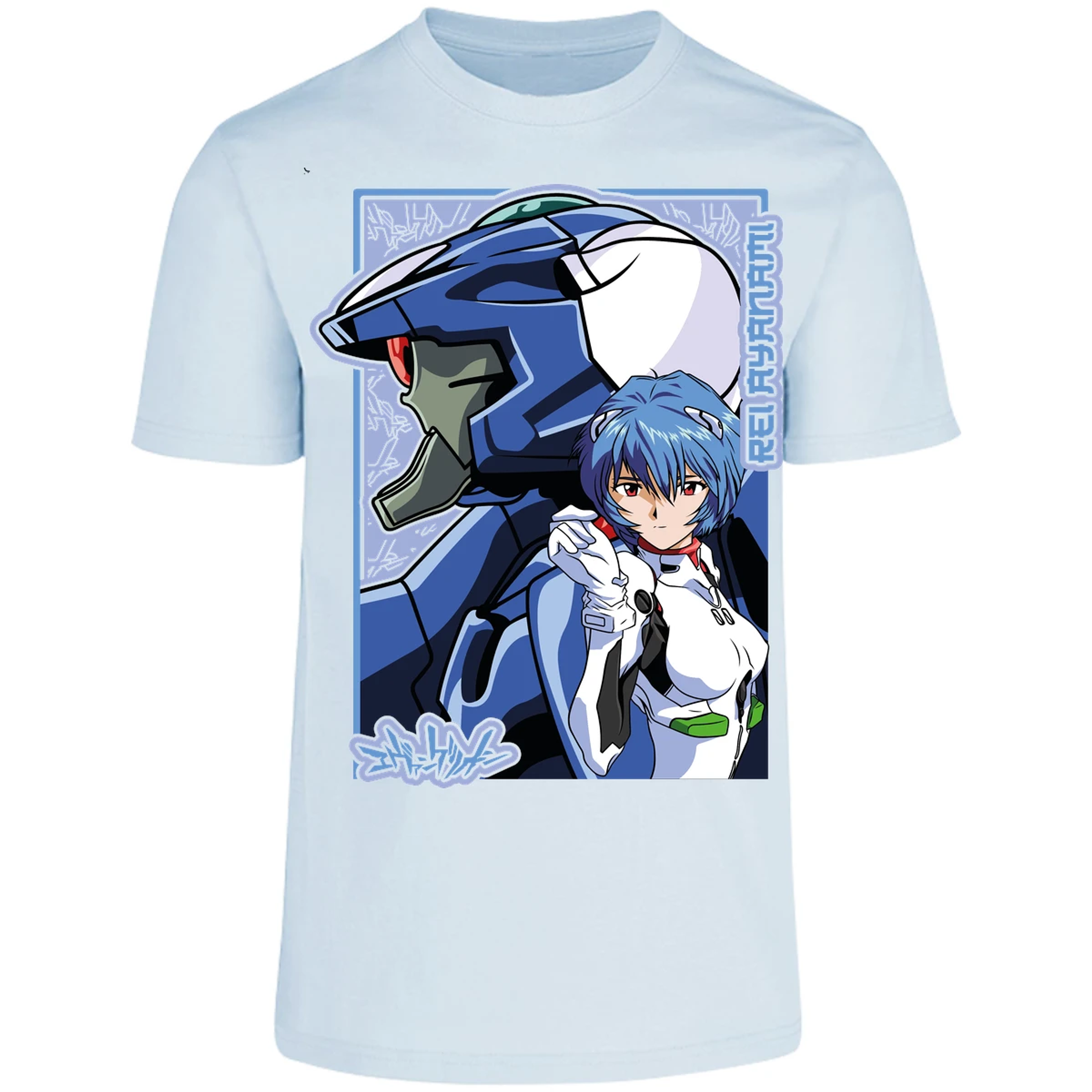 Playera Evangelion Rei Eva 02 para Adulto 14