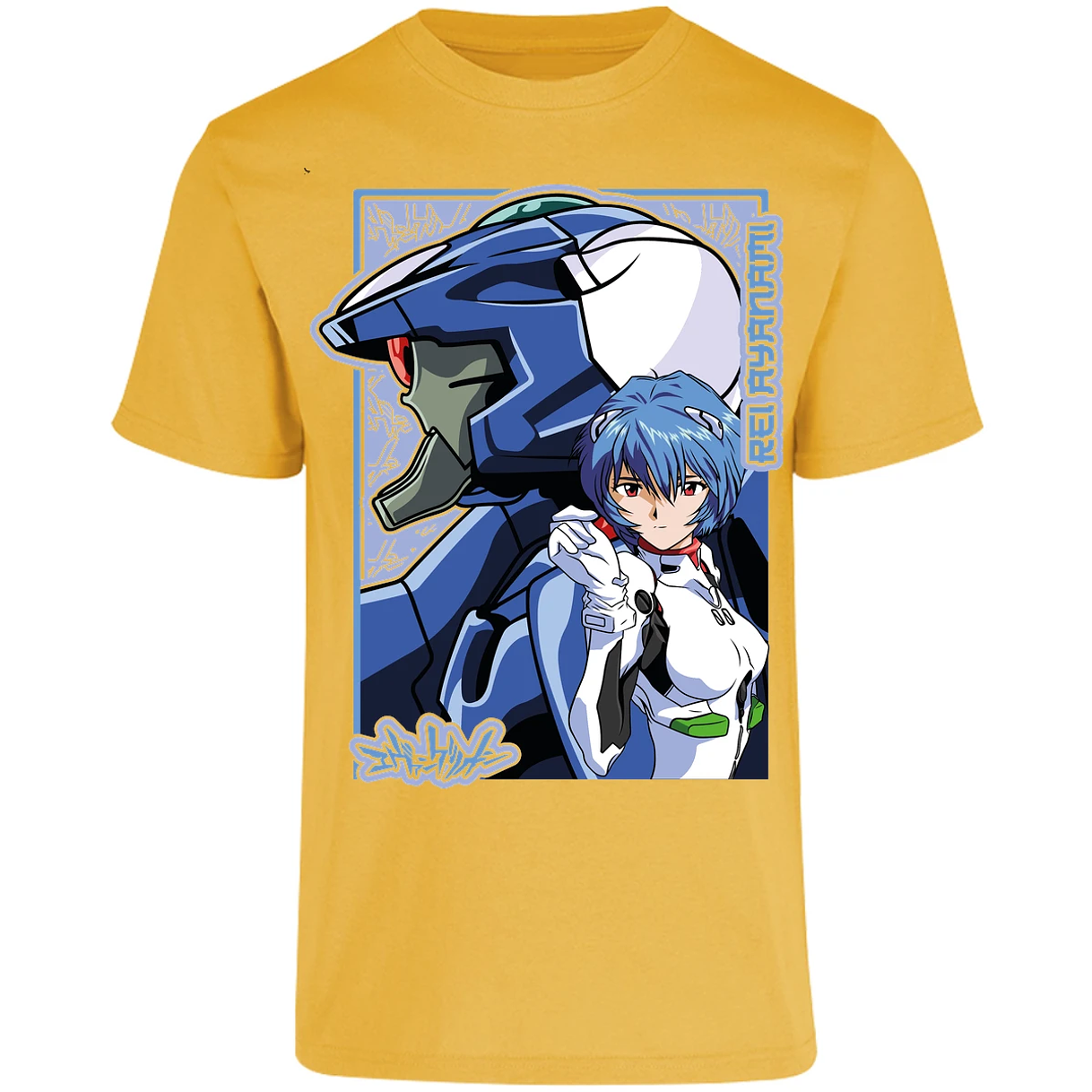 Playera Evangelion Rei Eva 02 para Adulto 16
