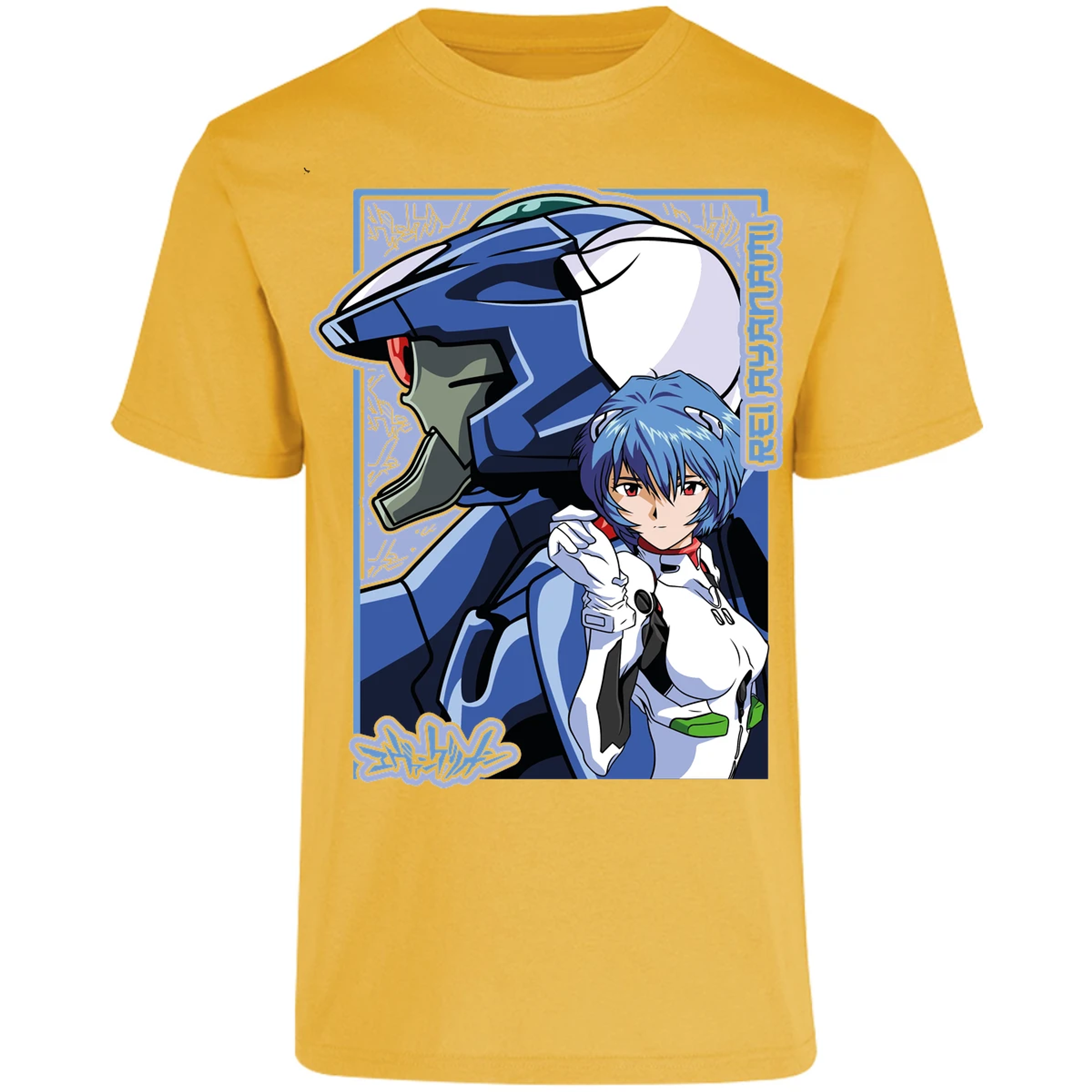 Playera Evangelion Rei Eva 02 para Adulto 16